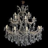 Murano glass chandelier 25 lights Maria Teresa, Early 20th century