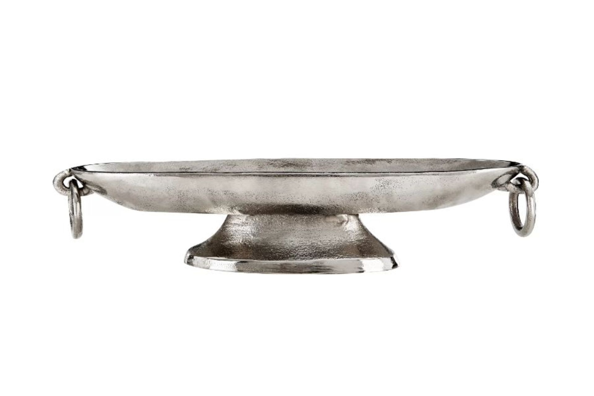 Mistana, Oussem Handmade Metal Decorative Plate (SILVER FINISH) - RRP £55.99 (CCOO6532 - 28422/38)