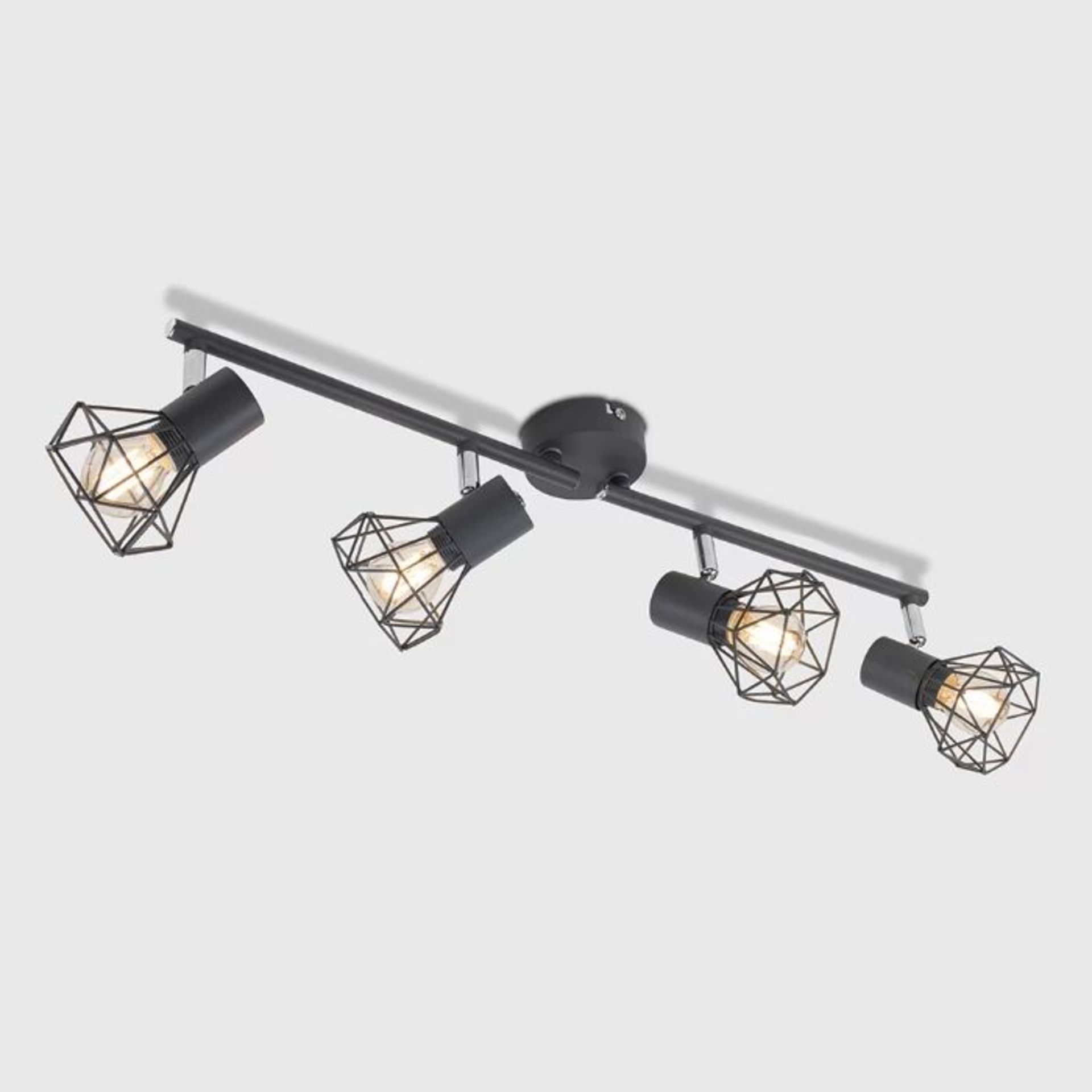 Borough Wharf, Haney 4 Way Bar Spot Light (PEWTER GREY FINISH) - RRP £52.99 (MSUN7109 - 28422/54) - Image 2 of 2