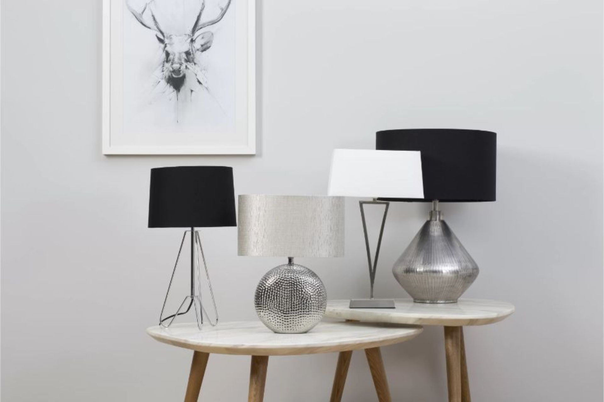 Etta Avenue, Aliya 41Cm Table Lamp (SILVER & TAUPE SHADE) - RRP £43.99 (PACH6011 - 28422/31) - Image 2 of 2