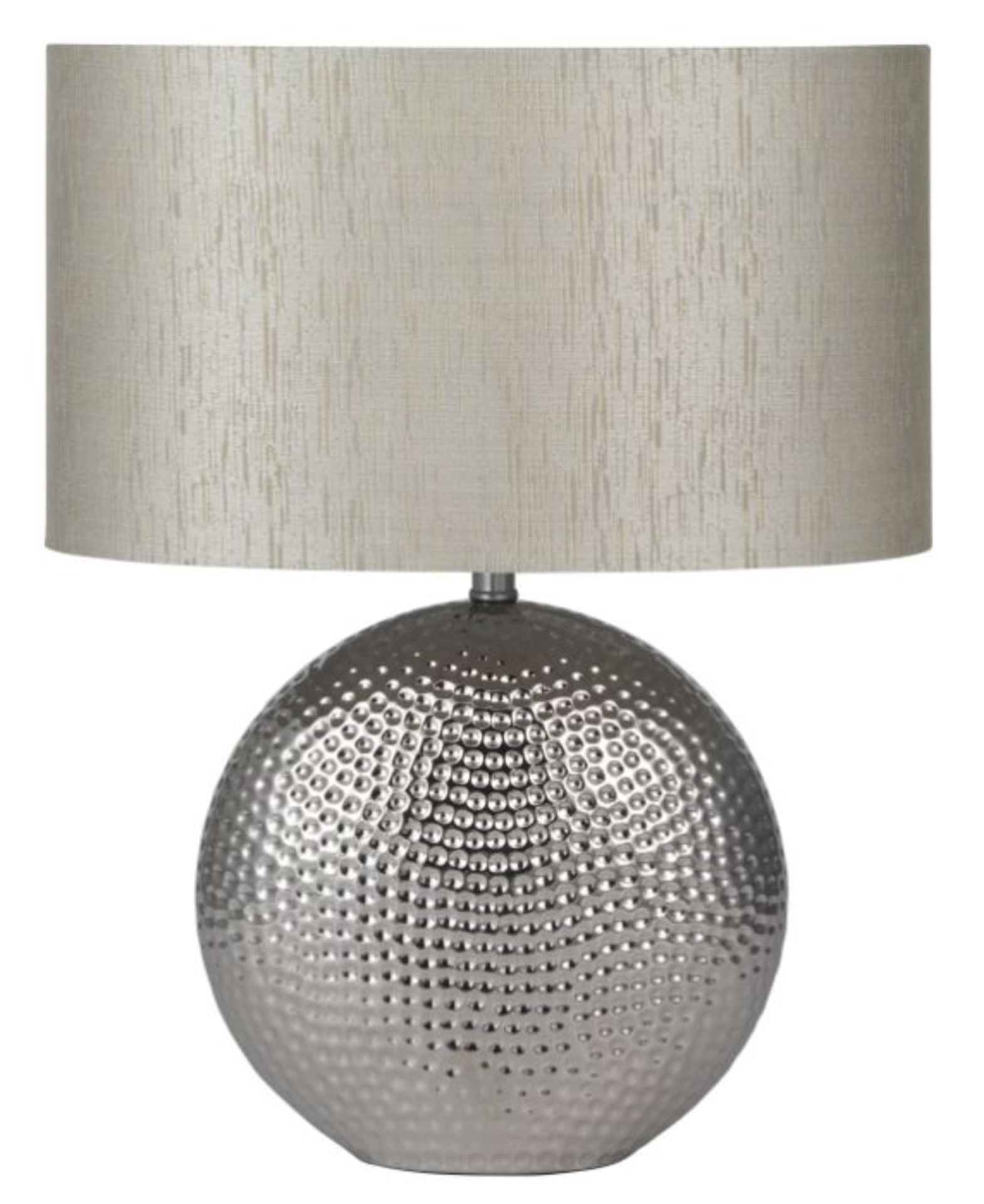 Etta Avenue, Aliya 41Cm Table Lamp (SILVER & TAUPE SHADE) - RRP £43.99 (PACH6011 - 28422/31)