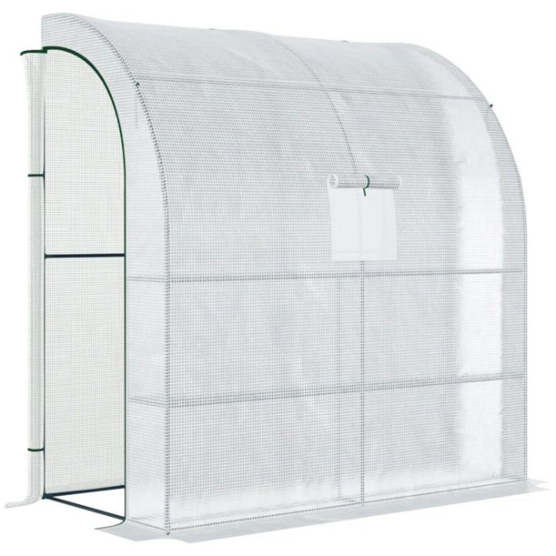 Dakota Fields , Oumar 6.6ft W x 3.3ft D Mini Greenhouse (WHITE) (213cm H X 200cm W X 100cm D) (