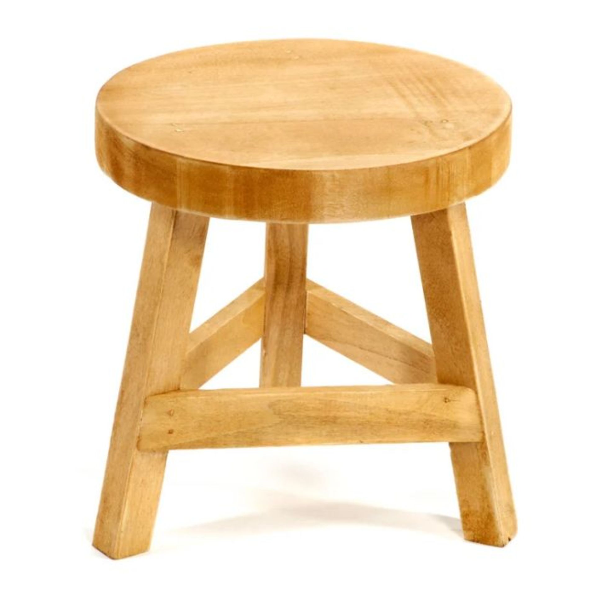 Fernleaf, Set of 8 Clemence 23cm Standing Childs Stool (WOOD FINISH) (GEP01512 - 28500)