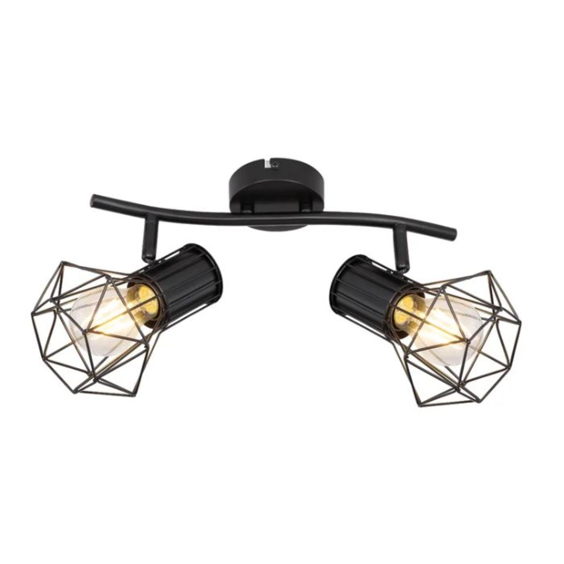 Williston Forge, Cuthbertson 2 - Light Ceiling Spotlight (BLACK FINISH) (QGL11143) (P761/8)