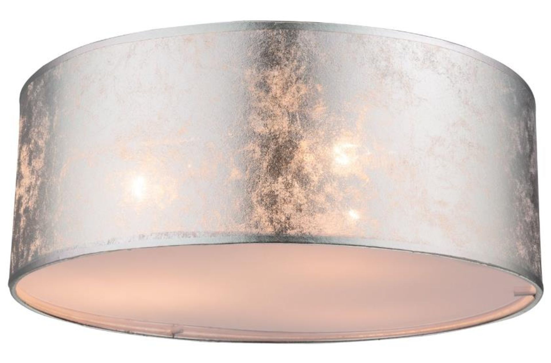 Globo Lighting, Amy 3 - Light Semi Flush Ceiling Fixture (METALLIC SILVER FINISH) (HLCP5159) (P761/