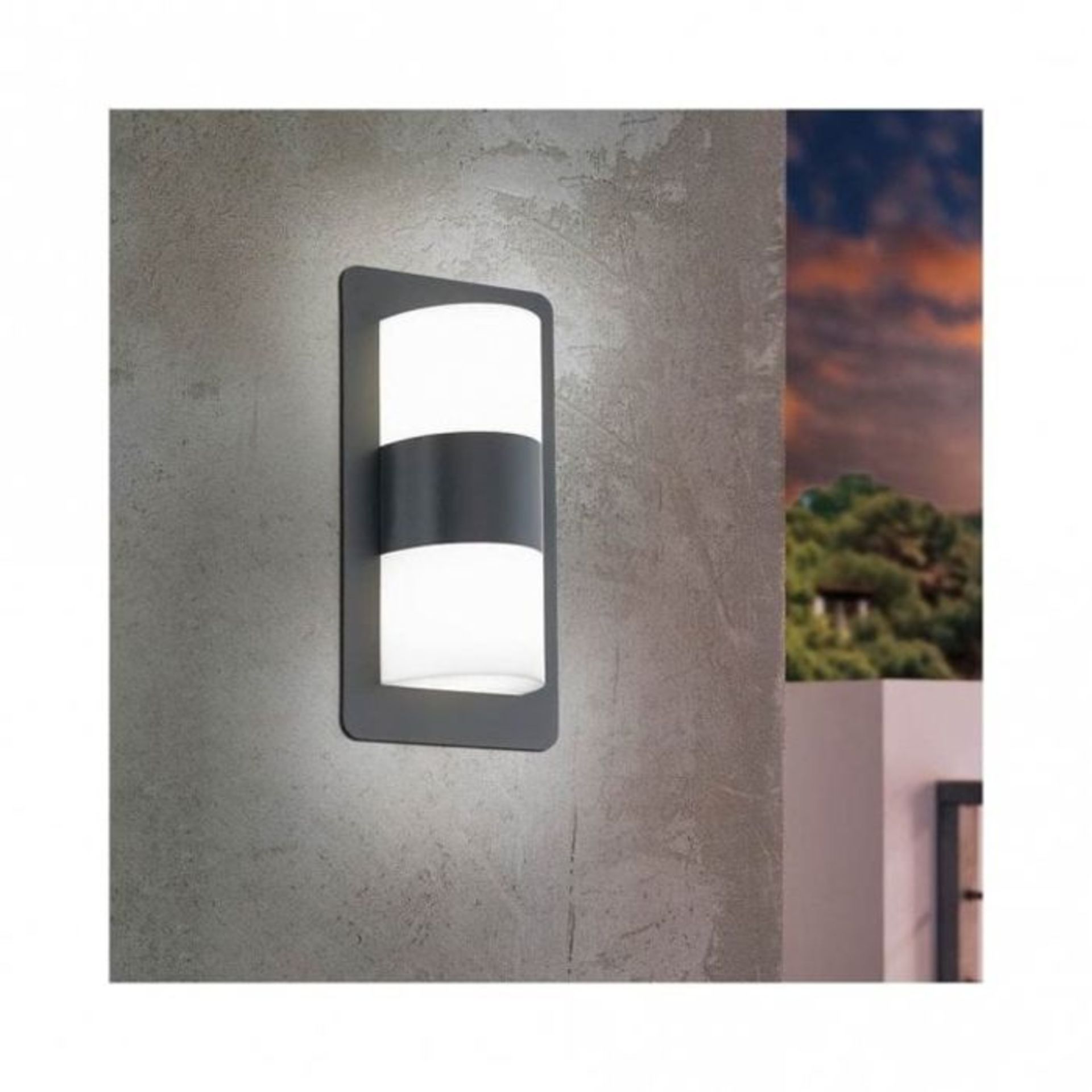 Eglo, Cistierna 2 - Light Outdoor Wall Fitting (ANTHRACITE FINISH) (FSWX1171) (P761/24) - Image 2 of 2