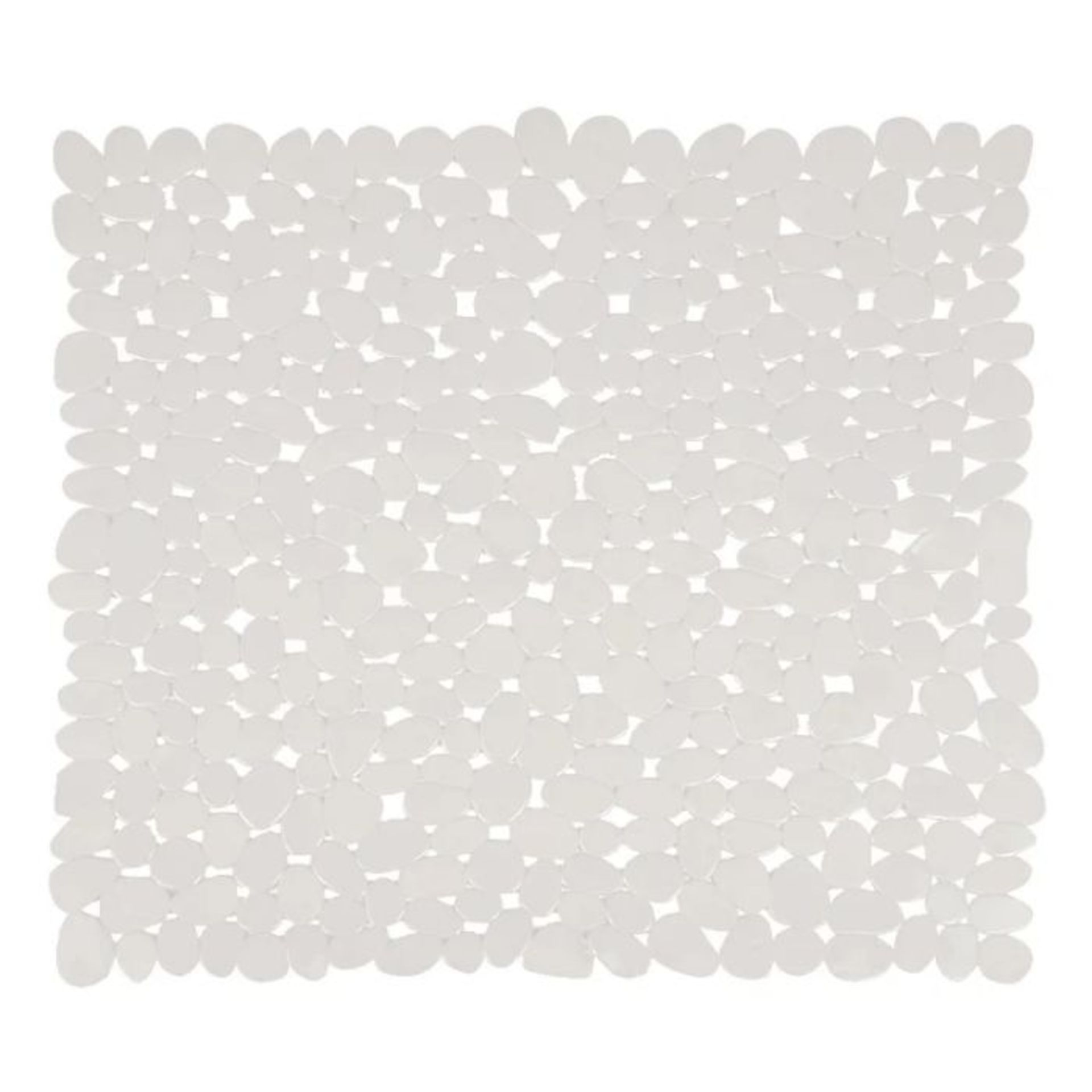 Home Etc, Stones PVC Bath Mat (SAND) (53cm x 53cm) - RRP £24.99 (HMET5135 - 28725/36)