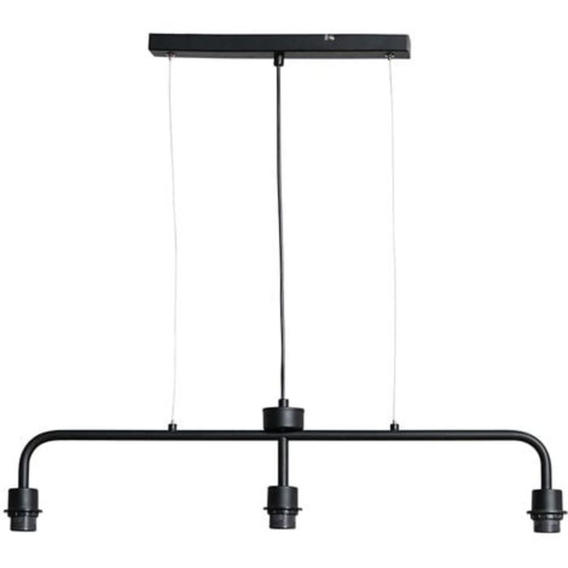 MiniSun, Huckleberry 3 Way Rise and Fall Over Table Light (BLACK FINISH) (28753/43)