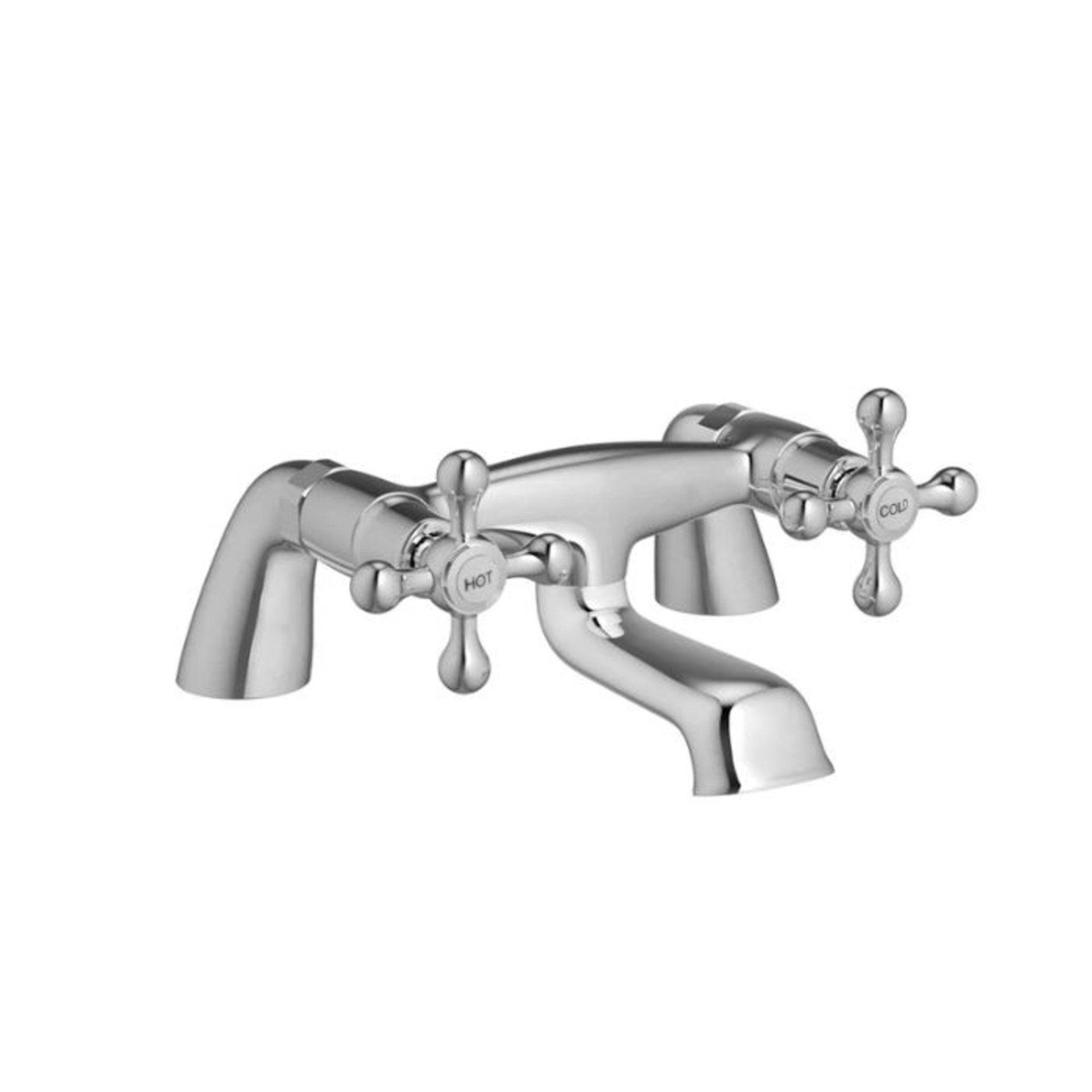 Nuie, Elizondo Bath Tap (CHROME FINISH) (18CM) - RRP £51.50 (REQ1047 - 28101/26)