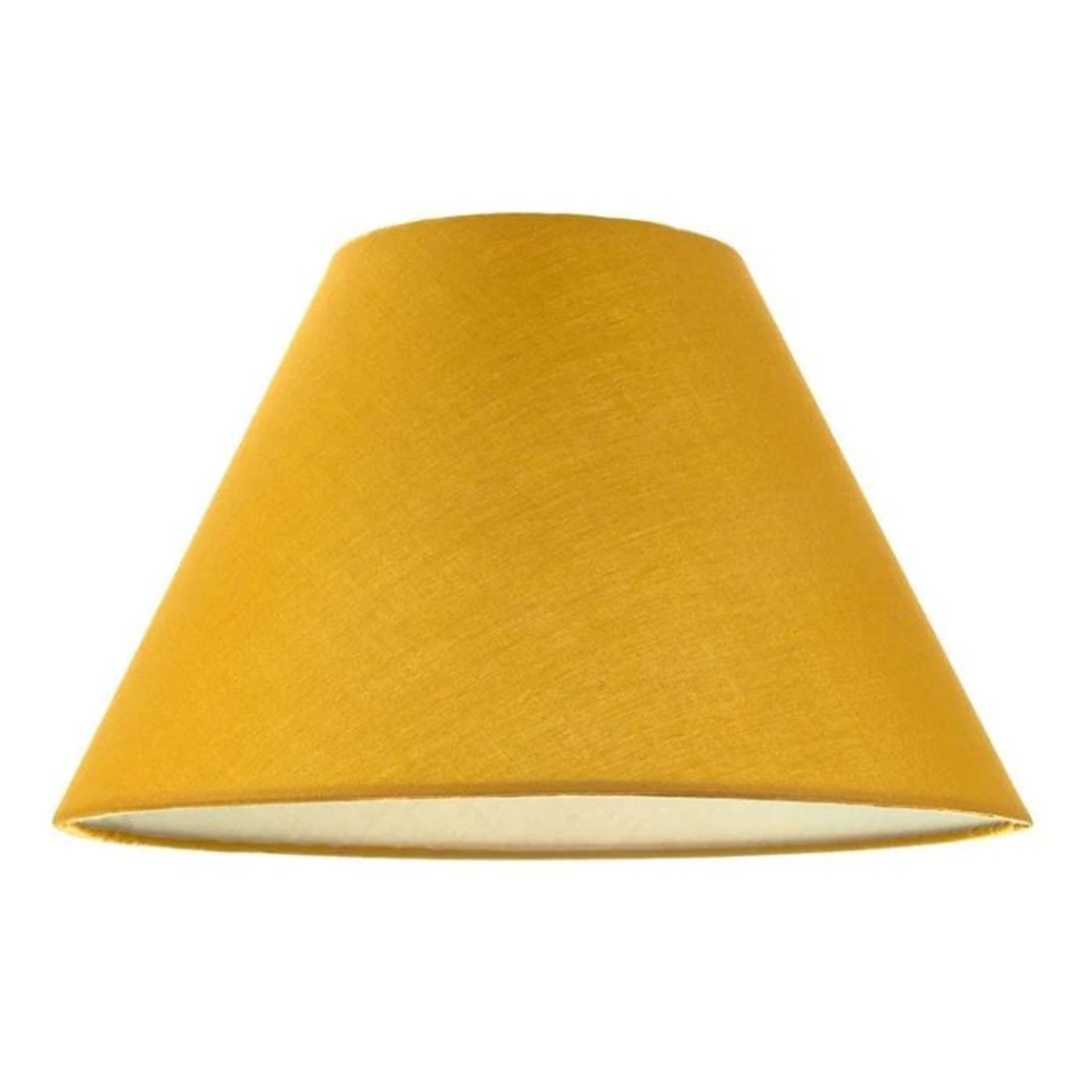 17 Stories, Traditional 30cm Cotton Empire Lampshade (OCHRE) - RRP £9.93 (JZXR1497 - 28725/15)