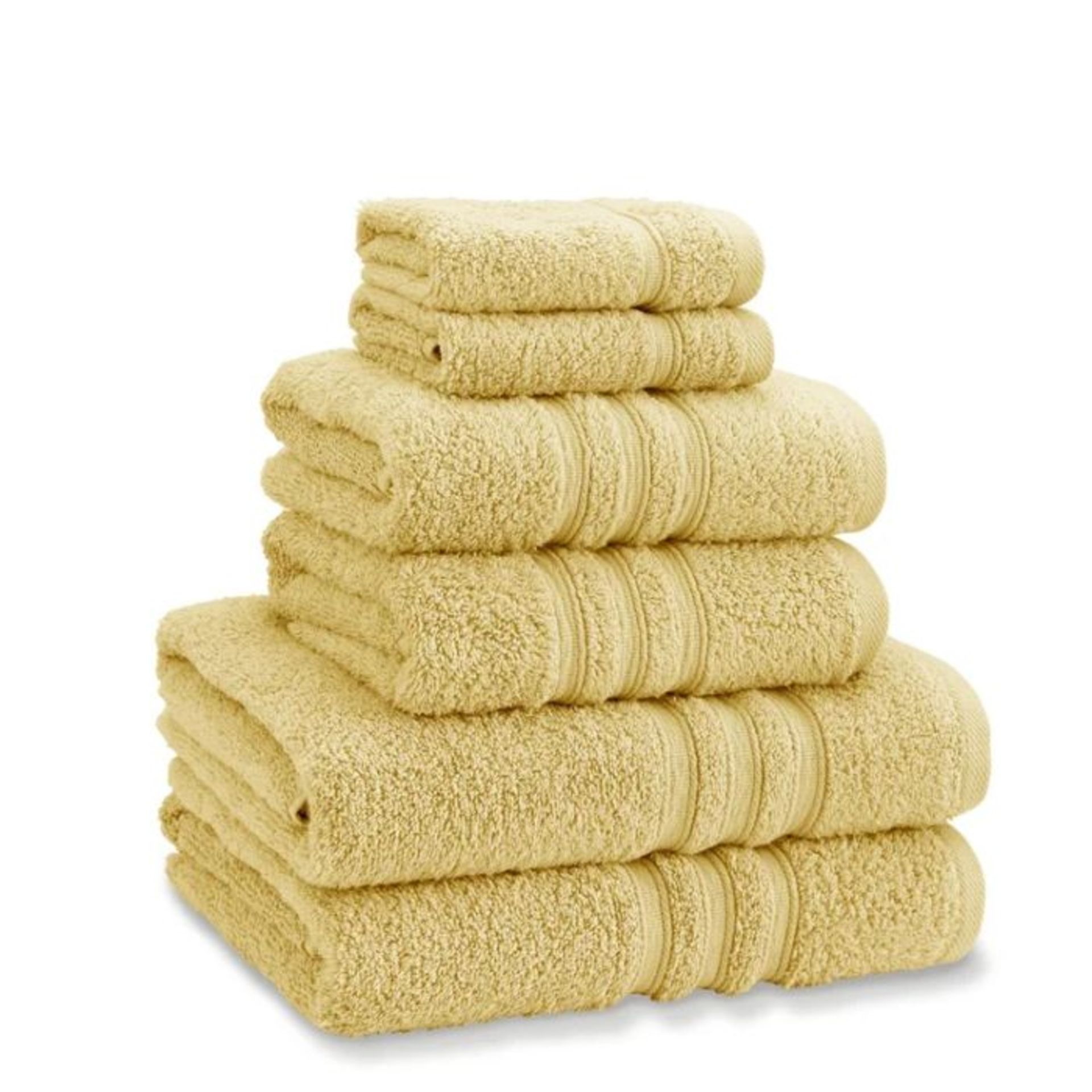 Symple Stuff, Ida 6 Piece Towel Bale (OCHRE) (SINGLE PIECE HAND TOWEL ONLY) (CNRX1099 - 28838/128)