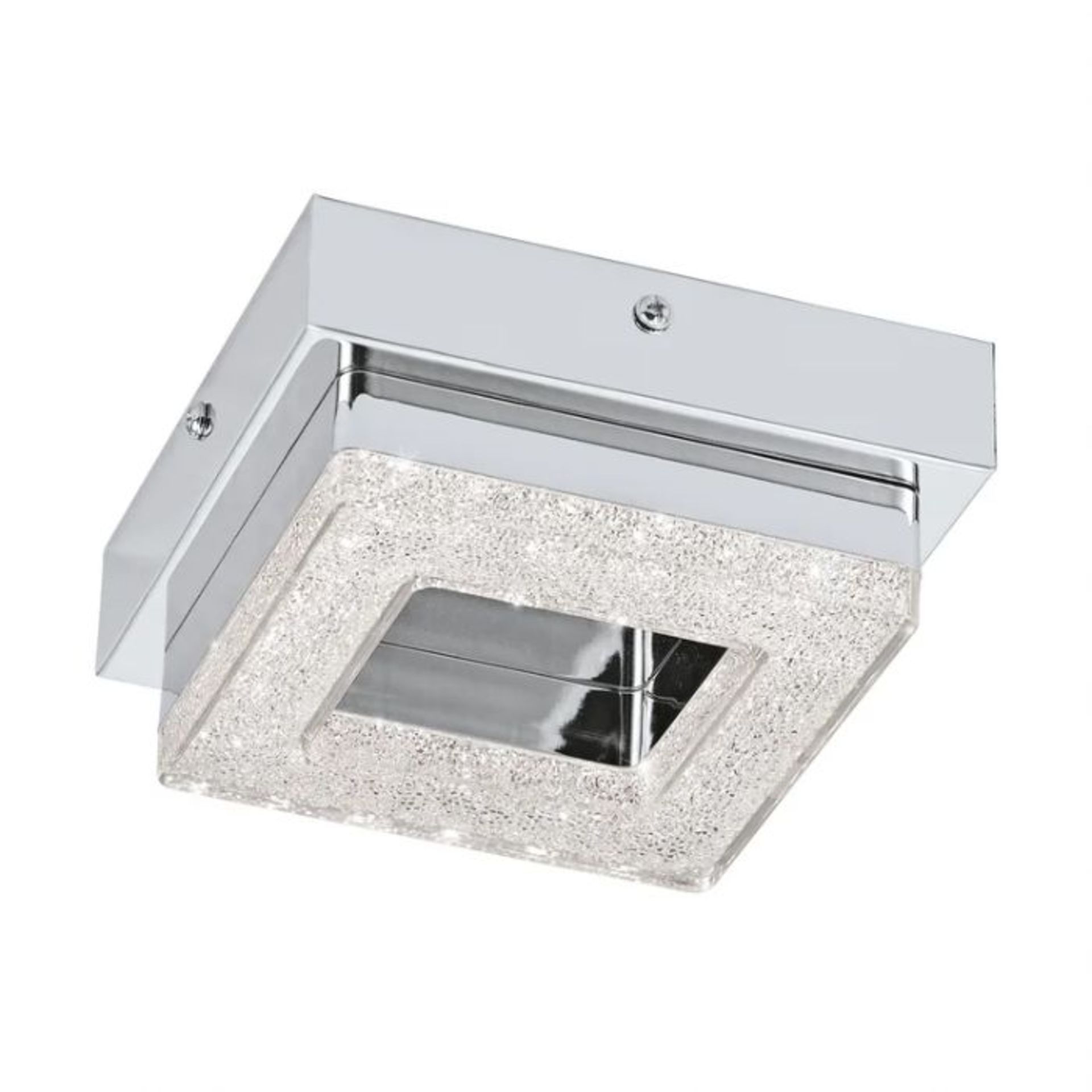 Metro Lane, Northgate 1-Light LED Flush Mount (CHROME FINISH) - RRP £28.99 (EGF5511 - 29121/29)