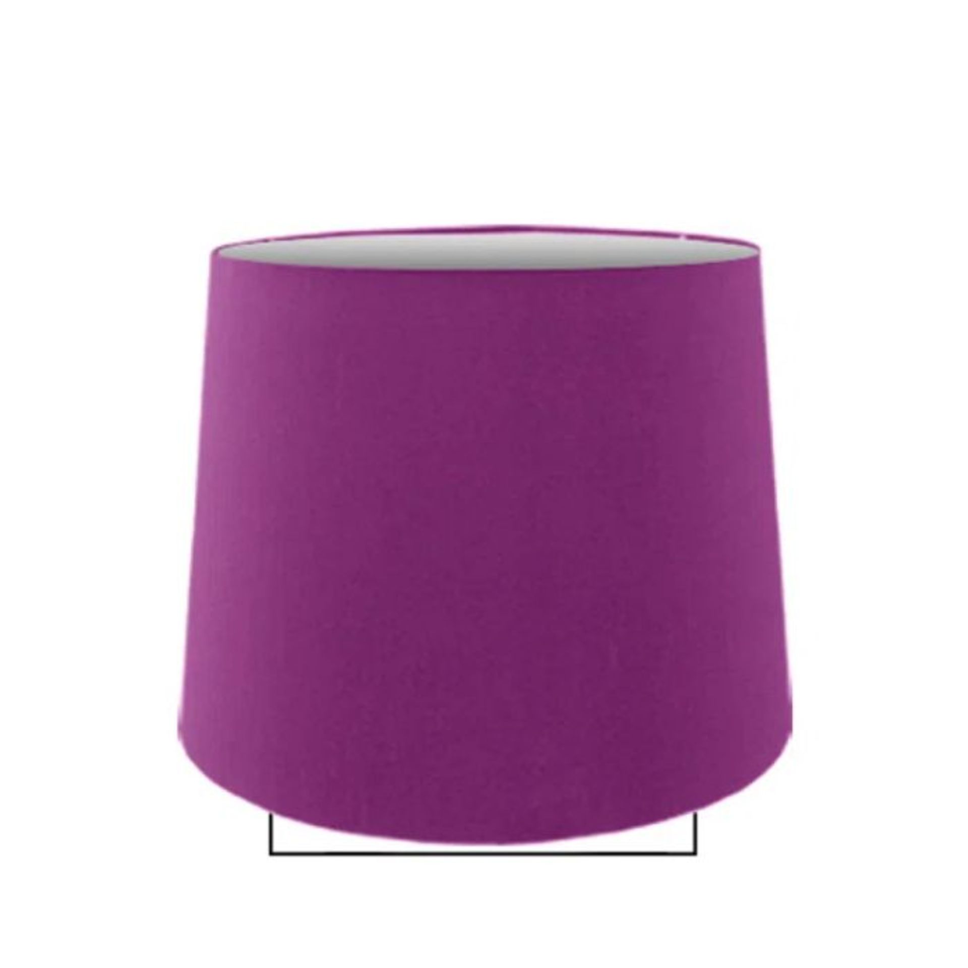 17 Stories, Willowick Silk/Shantung Drum Lamp Shade (PLUM) (35cm H x 45cm W) - RRP £35.99 (HSU1746 -