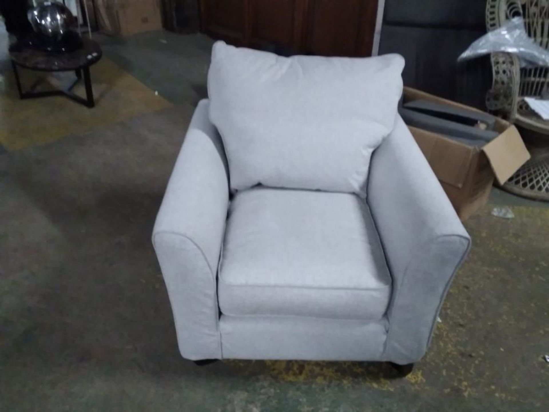 GREY FABRIC CHAIR (TROOO154-WOO743760)