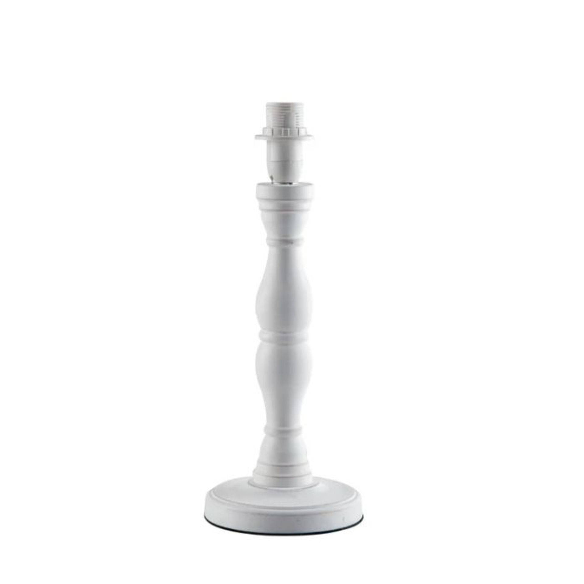 Rosalind Wheeler, Rhame 30Cm Wood Table Lamp Base (WHITE FINISH) - RRP £39.99 (LCEA1015 - 28451/10)