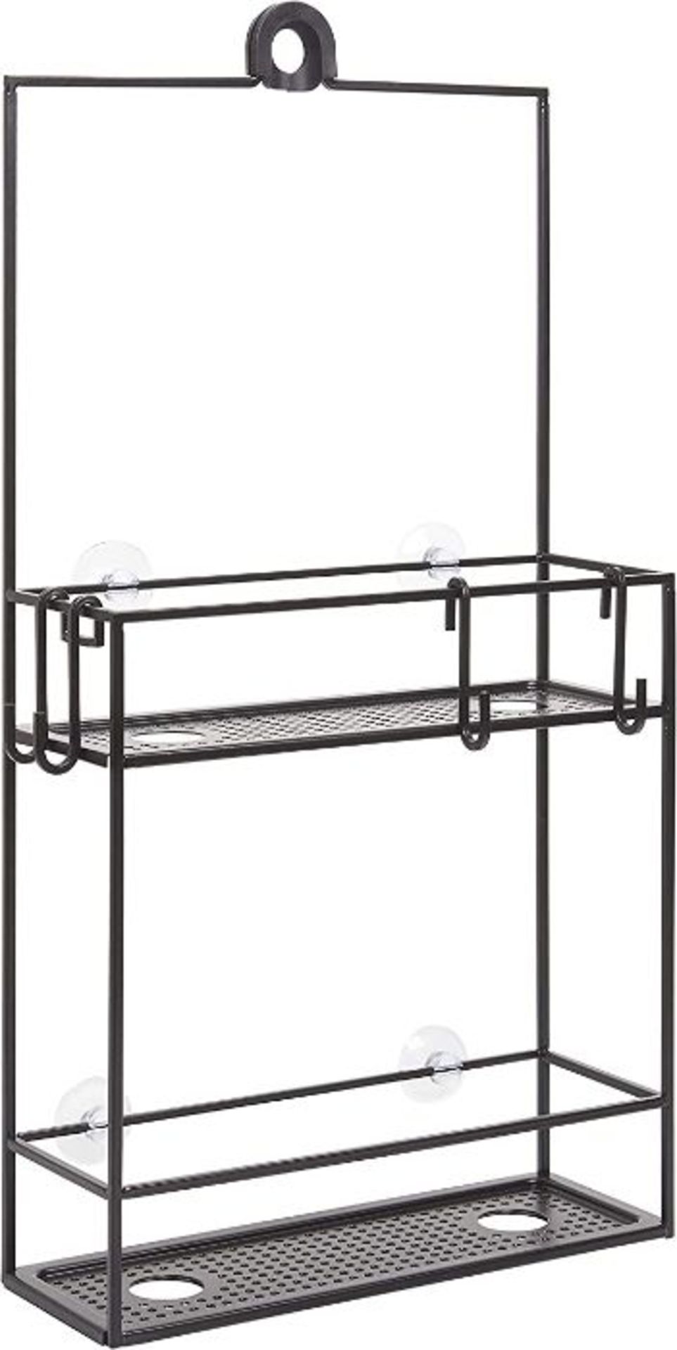 Umbra, Cubiko Shower Caddy (BLACK FINISH) (31 L x 11 W x 61 H cm) - RRP £38.99 (UMBA1106 - 29121/2)