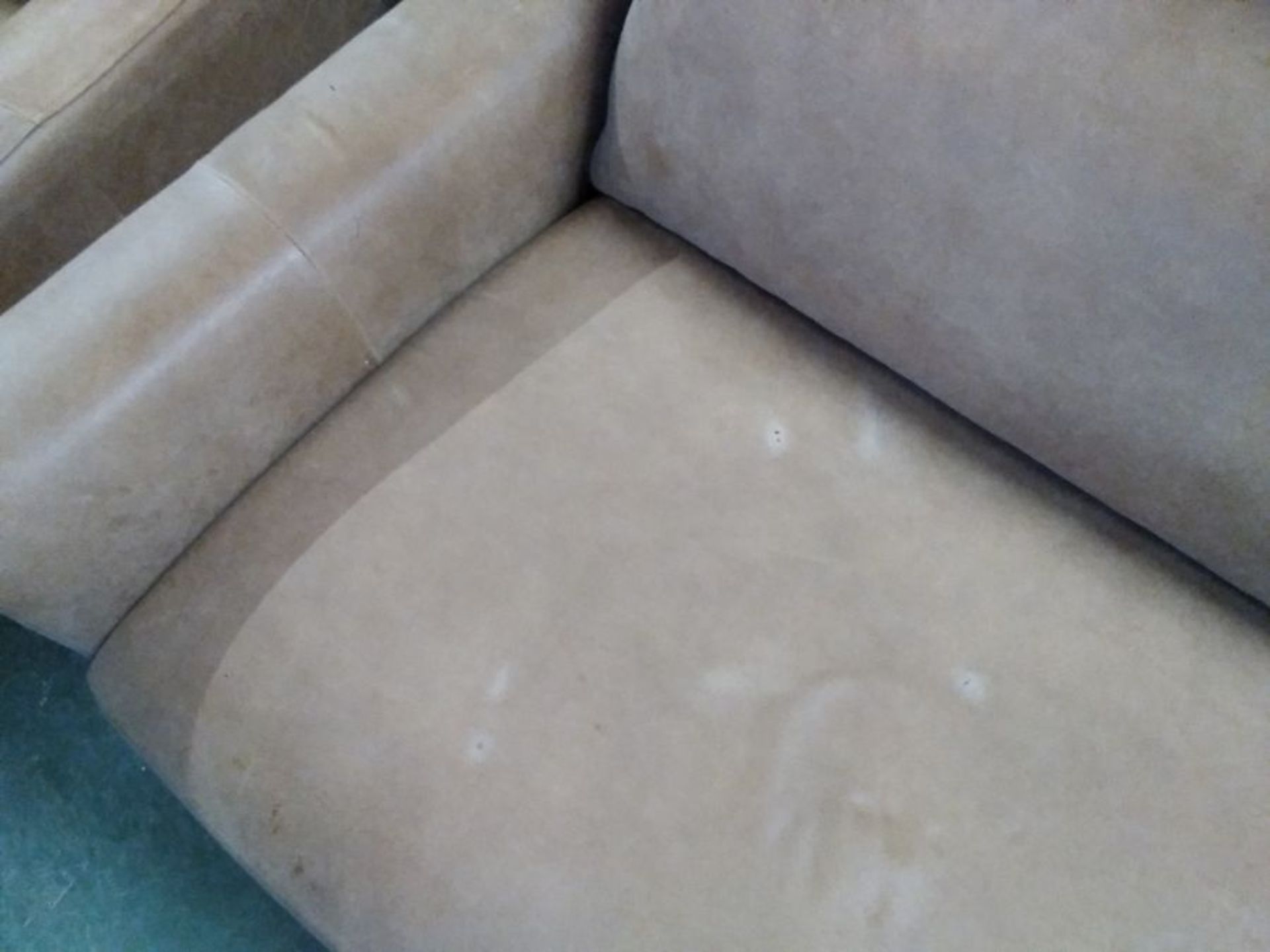 BROWN SADDLE 2 X 3 SEATER SOFAS (TROO2905-WO121775 - Image 3 of 4