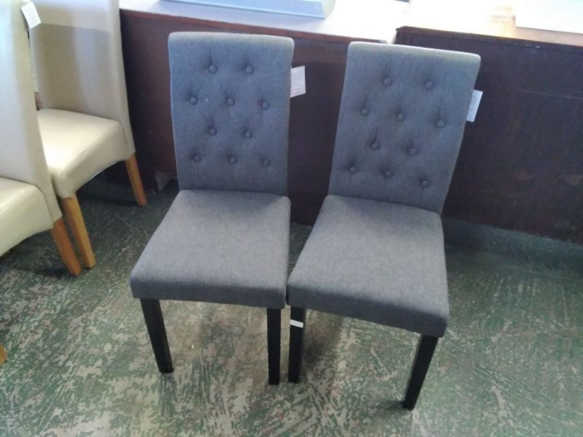 Three Posts,Brick and Barrel Upholstered Dining Chair (Set of 2) rrp £25(COHM1473 29159/5)