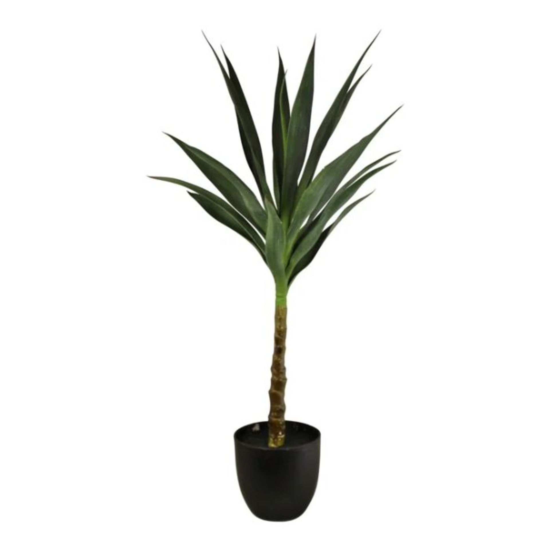 The Seasonal Aisle, Artificial Yucca Tree in Planter (75cm H X 45cm W X 45cm D) - RRP £64.99 (