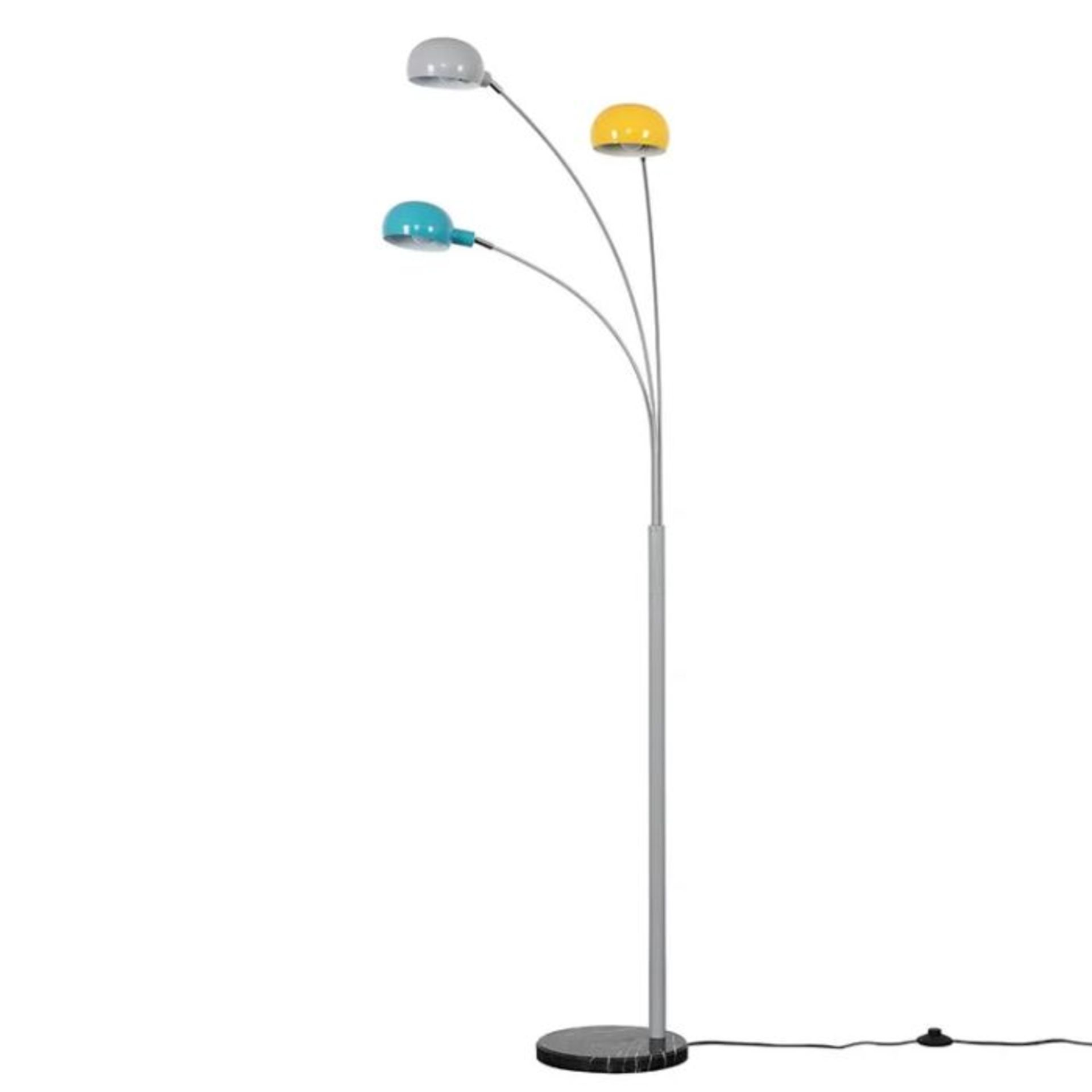 Latitude Run, Derosier 186cm Novelty Floor Lamp (COOL GREY FINISH) - RRP £59.99 (MSUN7637 - 29360/