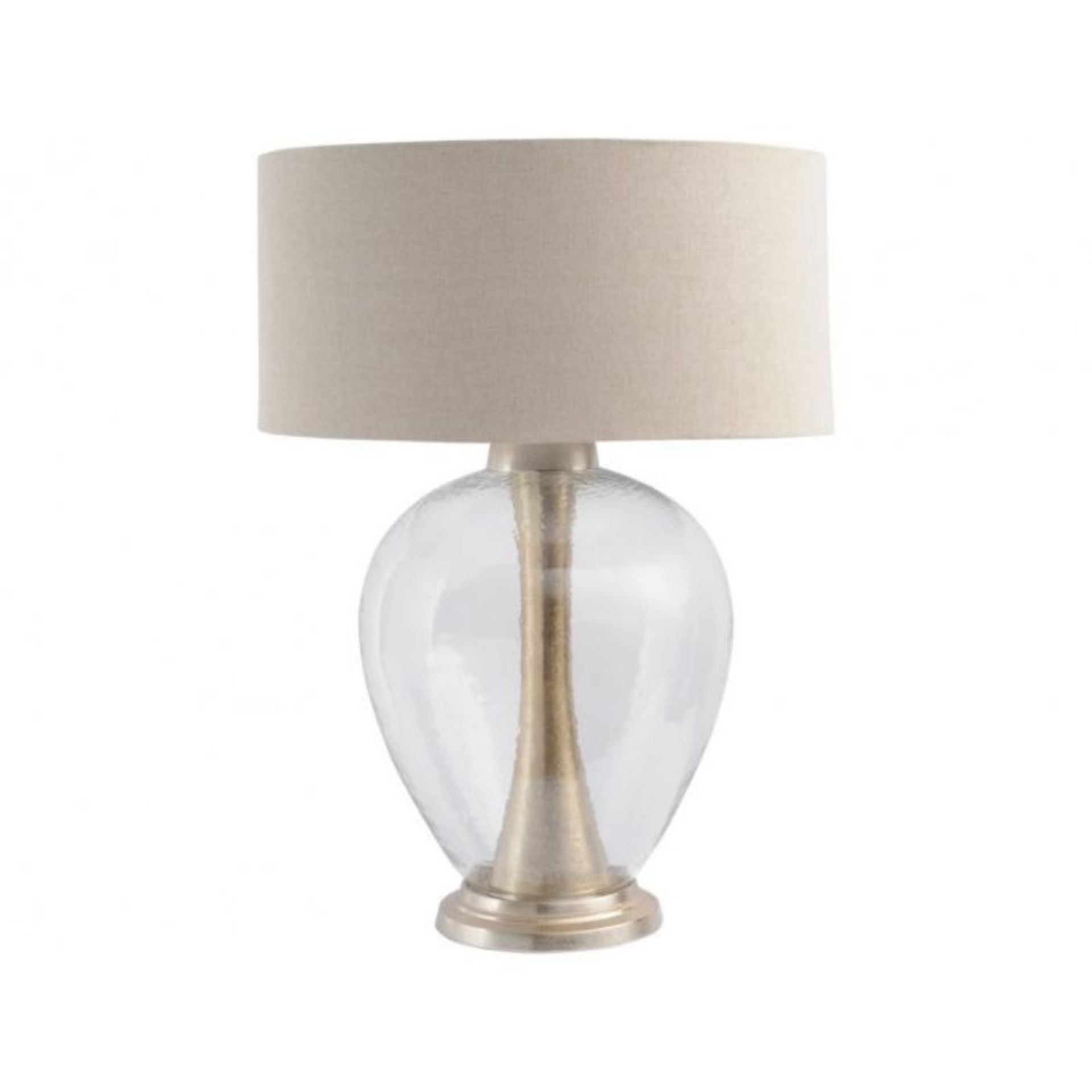 Manila Orb Glass Table Lamp Shade (BEIGE) (36 cm) (SHADE ONLY NO BASE) (463/1 -700226pt1)