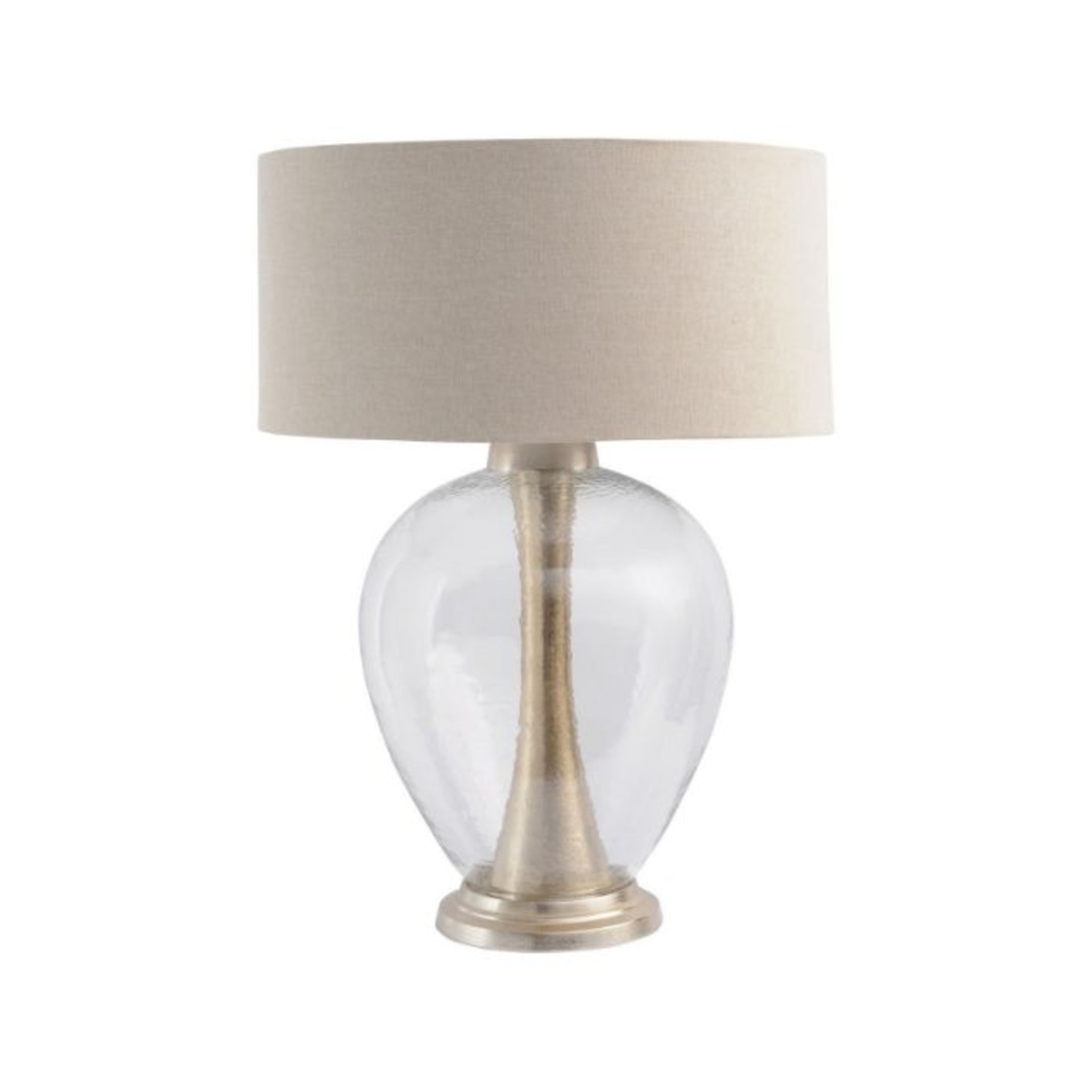 Manila Orb Glass Table Lamp Shade (BEIGE) (36 cm) (SHADE ONLY NO BASE) (463/1 -700226pt1)