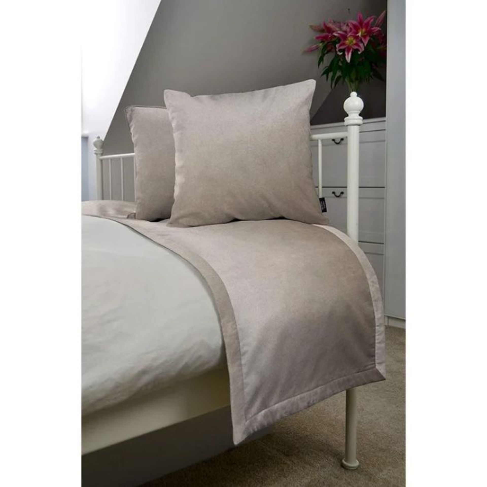 17 Stories, Emma-Marie 100% Polyester Bed Runner (BEIGE MINK) - RRP £71.99(NDCG6920 - 29072/74)