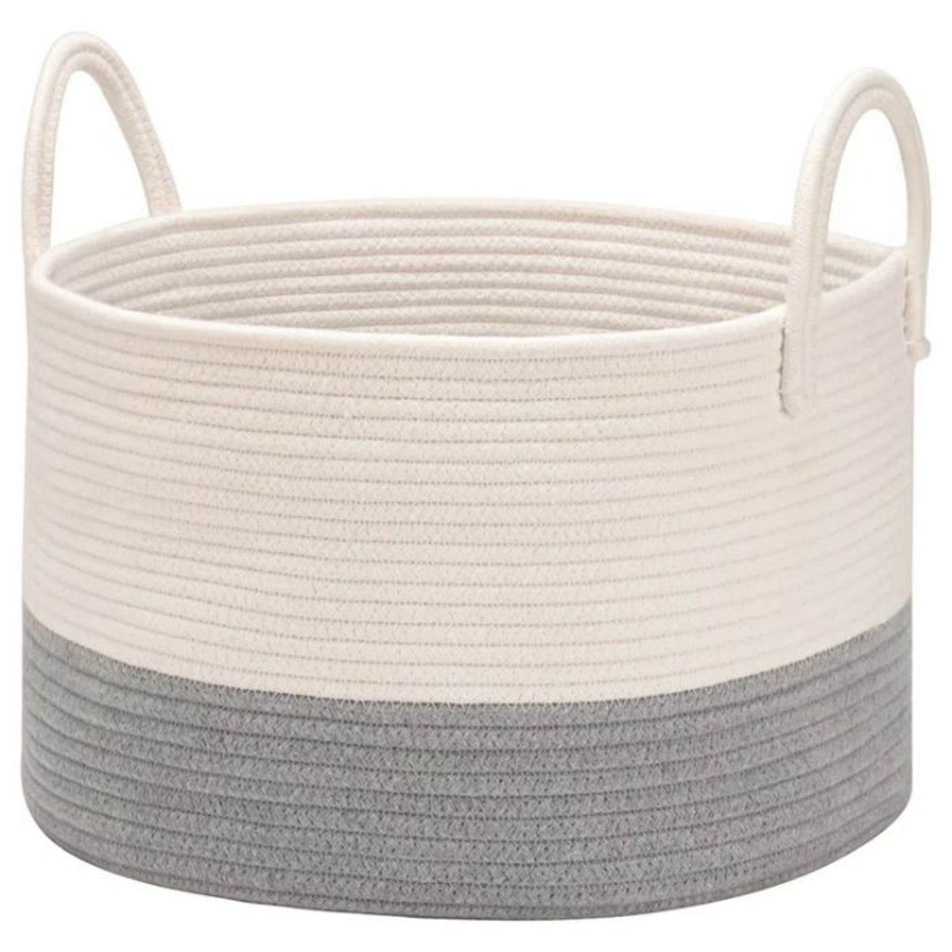 Canora Grey, Cotton Rope Basket Woven Small Laundr