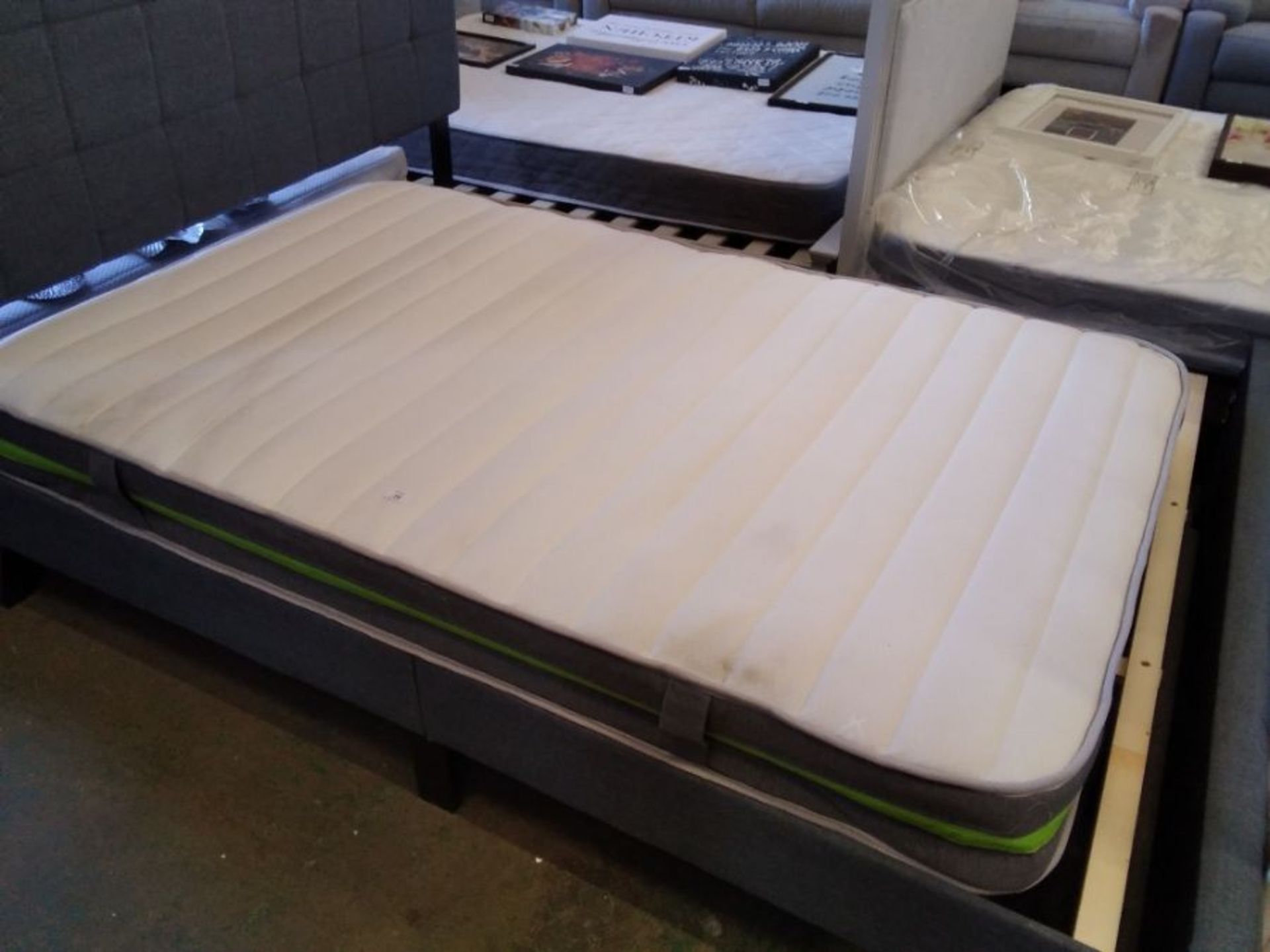 HYBRID MEMORY FIBRE OPEN COIL 3/4 MATTRESS (NO BA