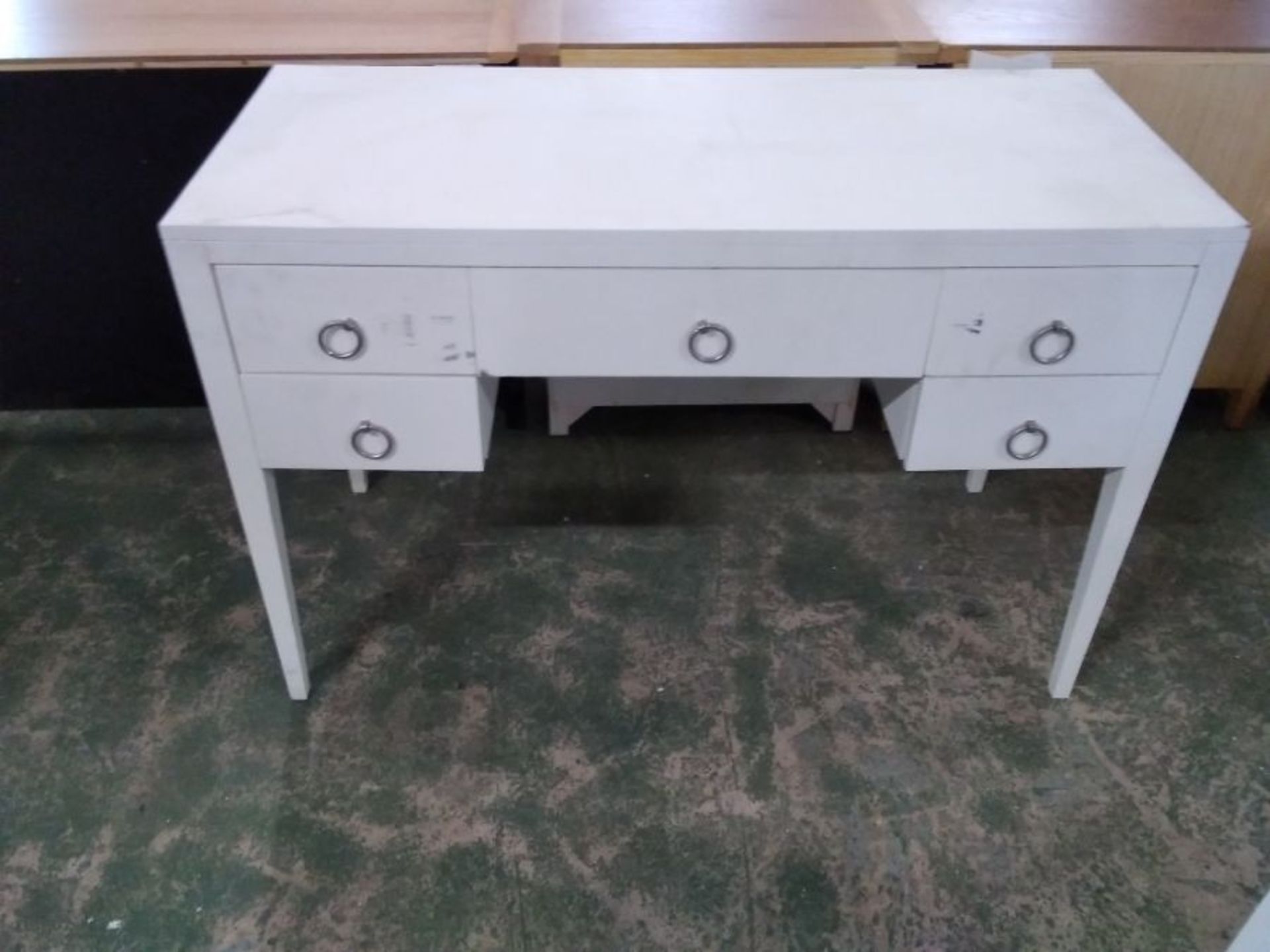 PAINTED DESK (DAMAGED)