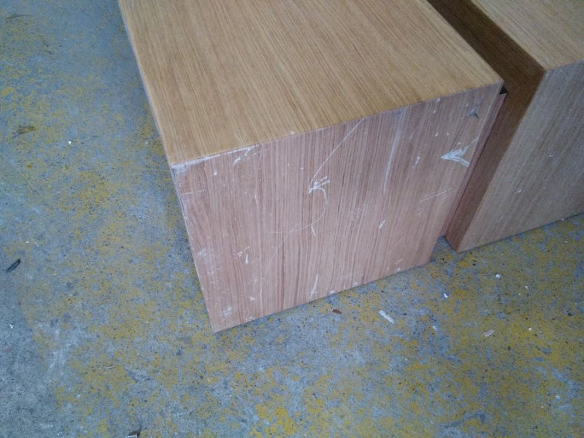 OAK LARGE COFFEE TABLE (MARKED) - Image 3 of 4