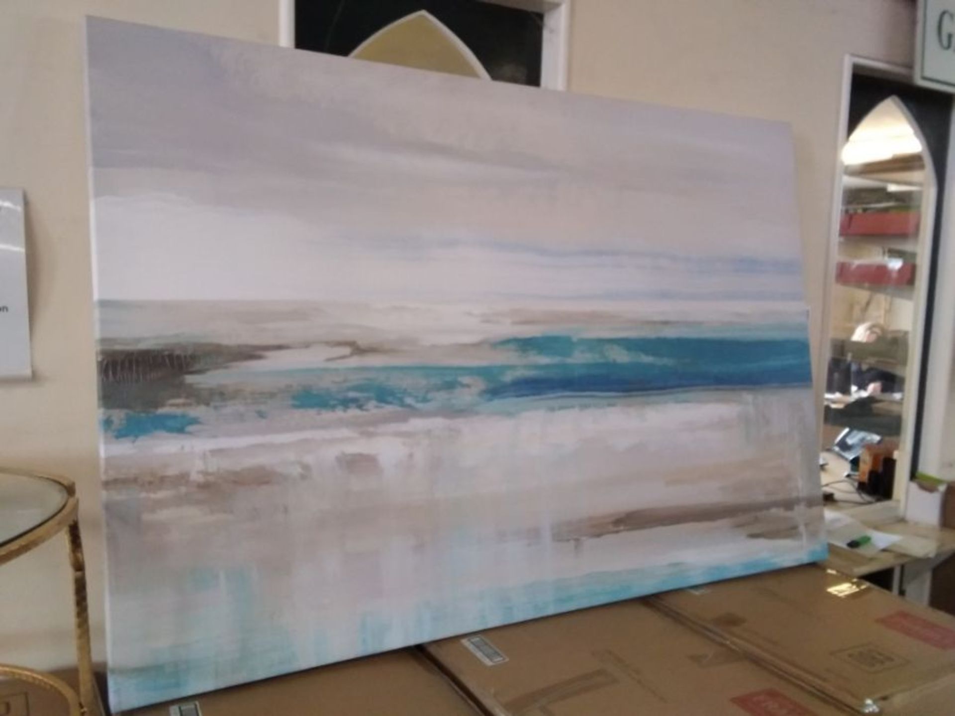 Mercury Row,'Abstract Sea' Painting Print on Wrapp