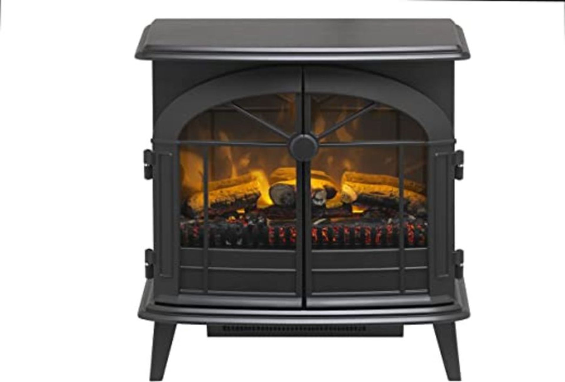 Dimplex,Optiflame Leckford Electric Stove (DPLX1455) RRP -£233.28 (27785/1 -HEMA7861)(BLACK BOXED