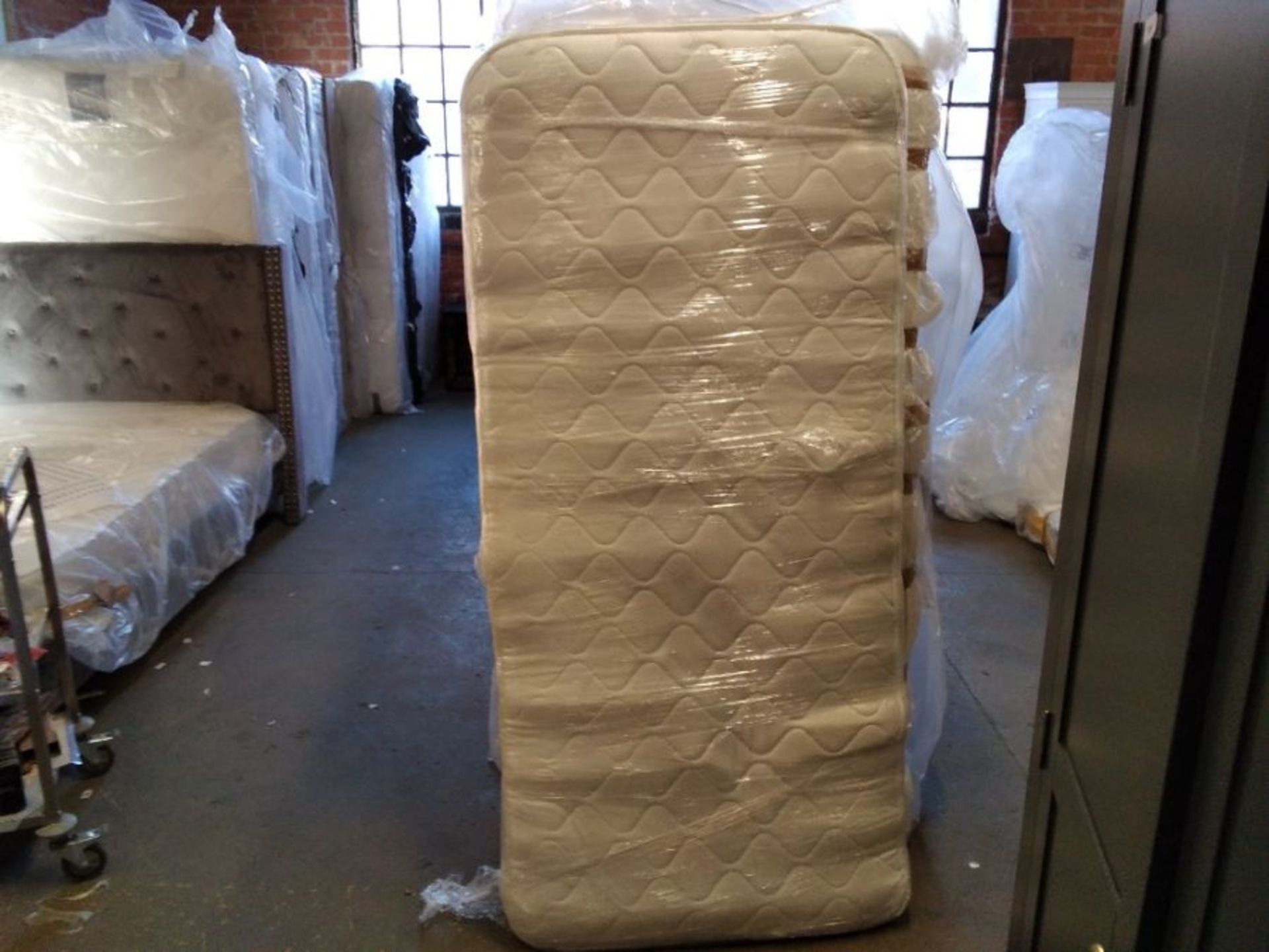 White Noise,Single (3') Open Coil Mattress RRP -£6