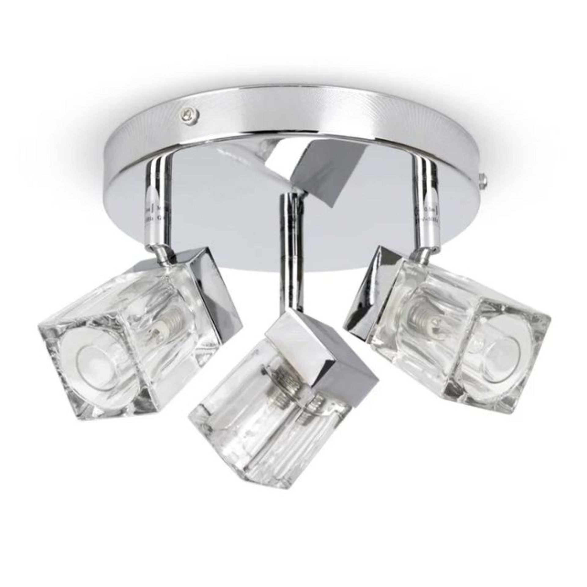 Fairmont Park, Eshleman 3-Light Ceiling Spotlight (POLISHED CHROME FINISH) - RRP £46.99 (