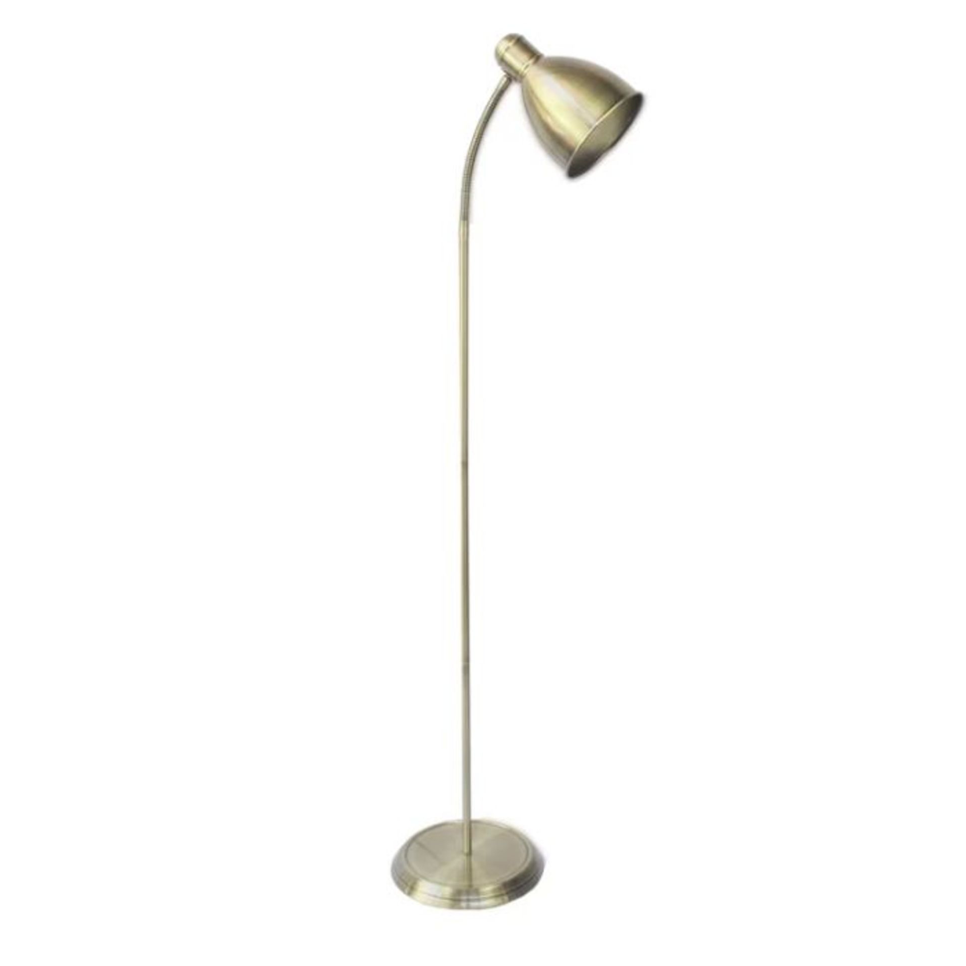 Rosdorf Park, Oey 137cm Reading Floor Lamp (ANTIQUE BRASS FINISH) - RRP £45.99 (FTCL2447 - 29254/7)