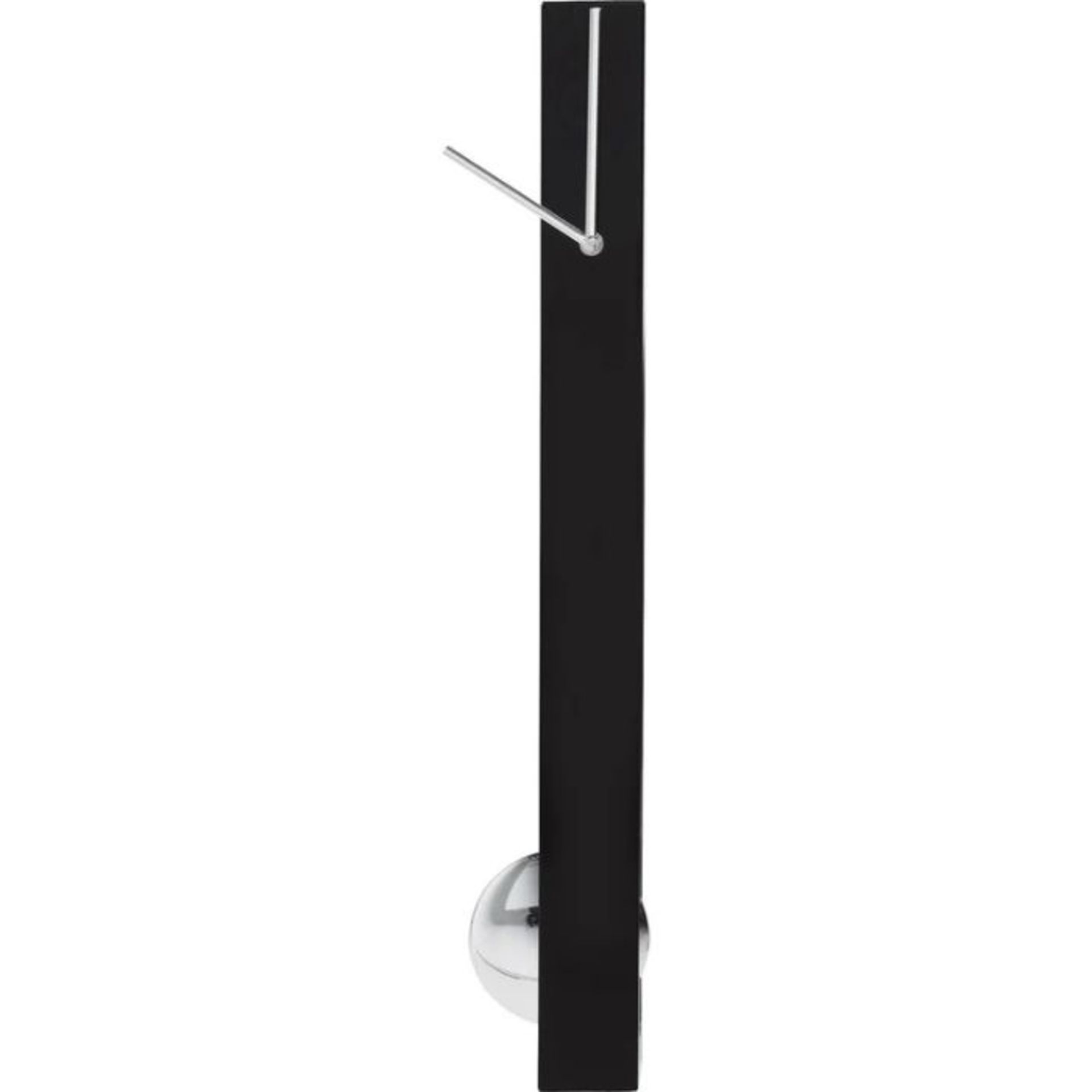 KARE Design, Pendulum Wall Clock (BLACK FINISH) (6cm W X 65cm H X 6cm D) - RRP £91.87(ERAK1250 -