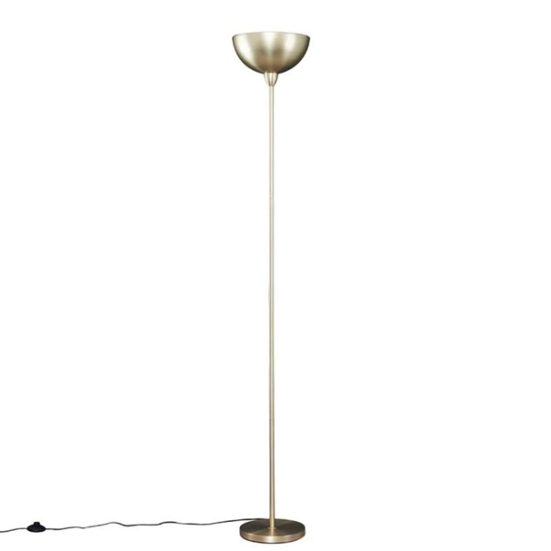 17 Stories, Carolinda 180cm Uplighter Floor Lamp (MATTE GOLD) - RRP £45.99 (MSUN8139 - 29254/11)