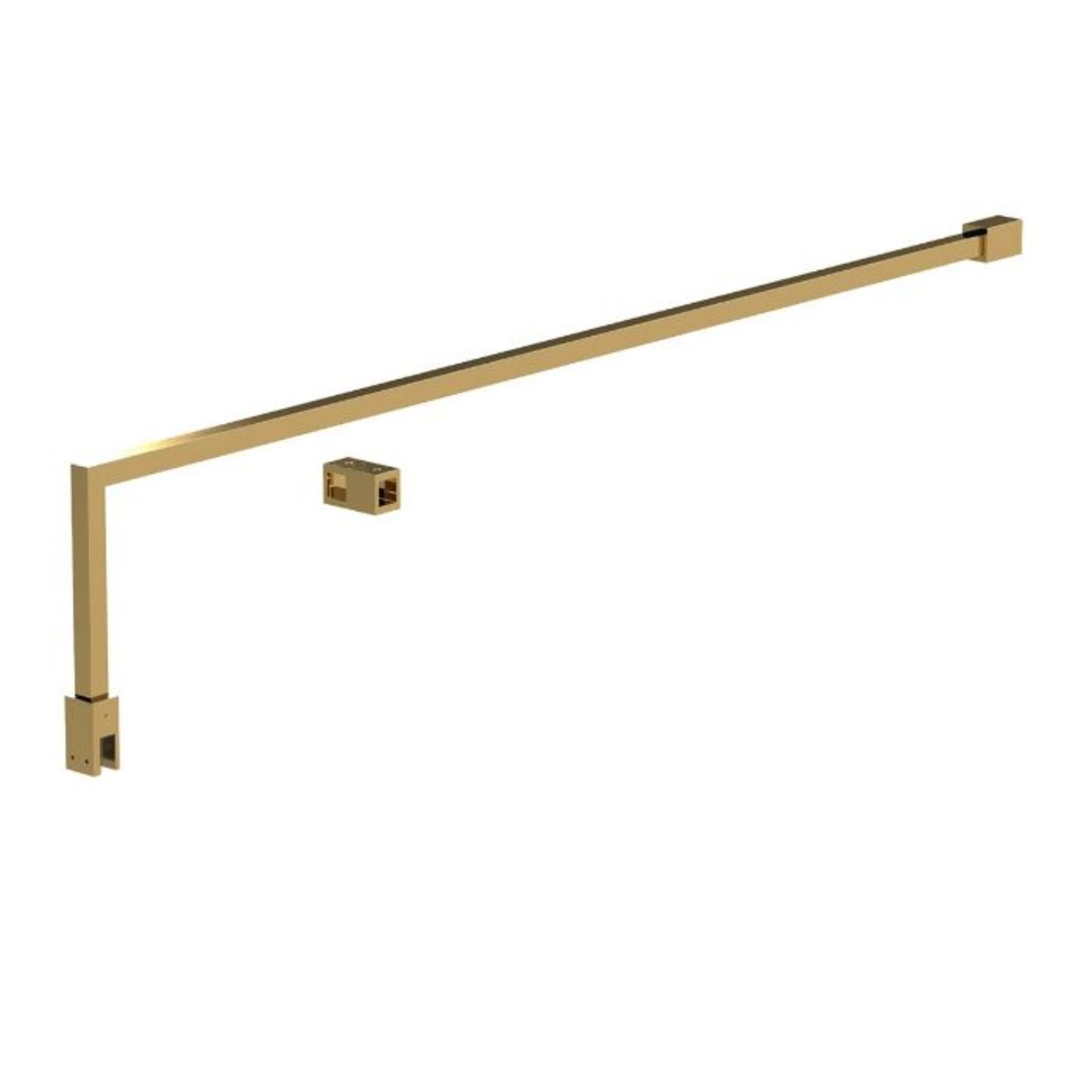 Hudson Reed, Wetroom Screen Support Arm (BRUSHED BRASS FINISH) - RRP £26.04 (HDZ12362 - 29329/29)
