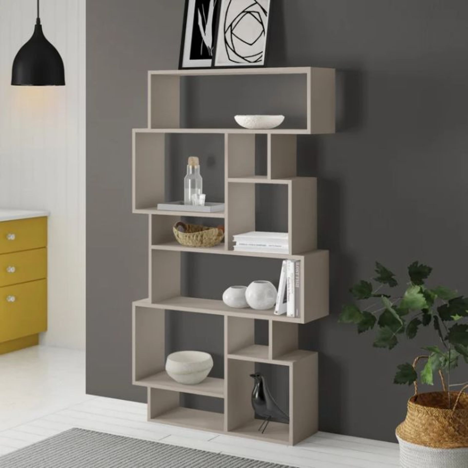 Zipcode Design,Sandra Bookcase (COLOUR UNKNOWN) (BOXED, RETURN, NOT CHECKED) RRP -£149.99 (26664/