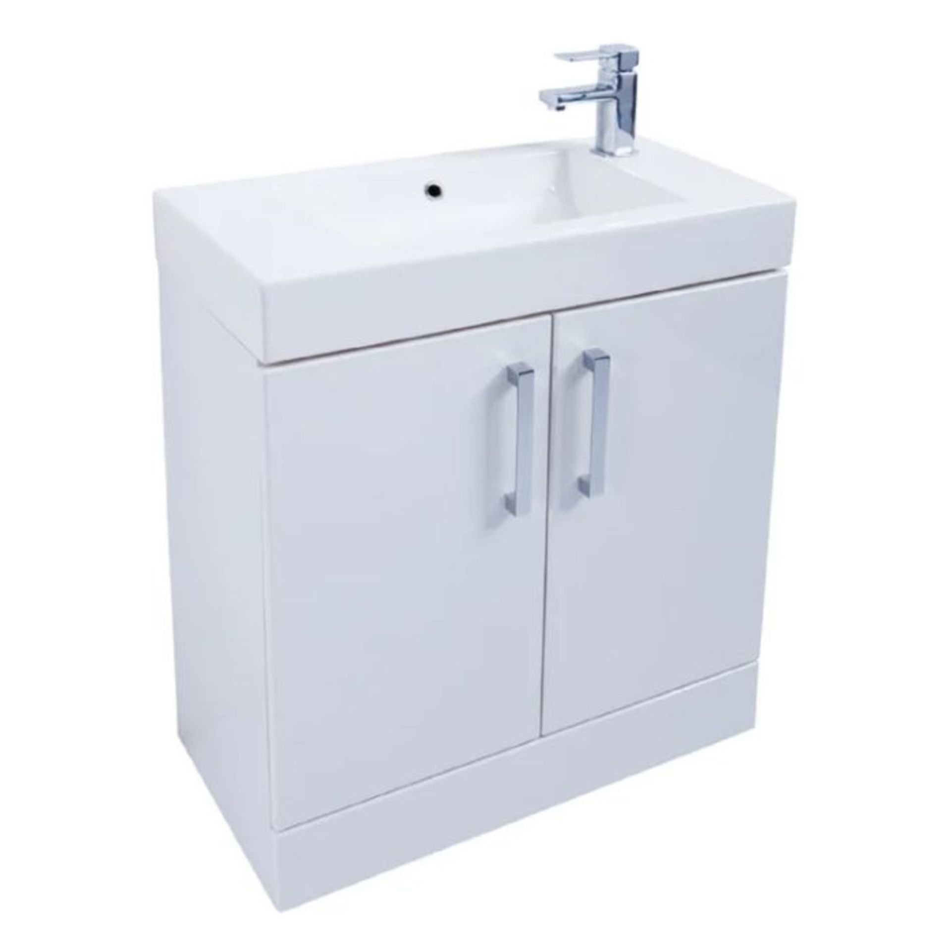 K-Vit,80cm Free-Standing Vanity Unit Base RRP -£189.99 (27500/10 -KRTL1236)(BOXED RETURN NOT