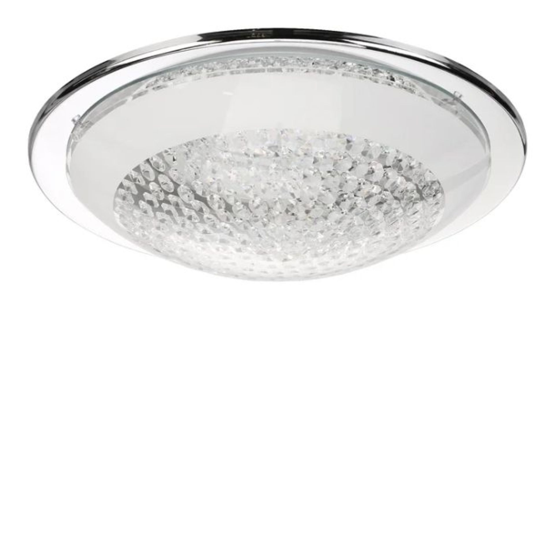 Eglo, Acolla LED Semi Flush Mount (CHROME & CRYSTAL FINISH) (EGF5047) (P761/123)