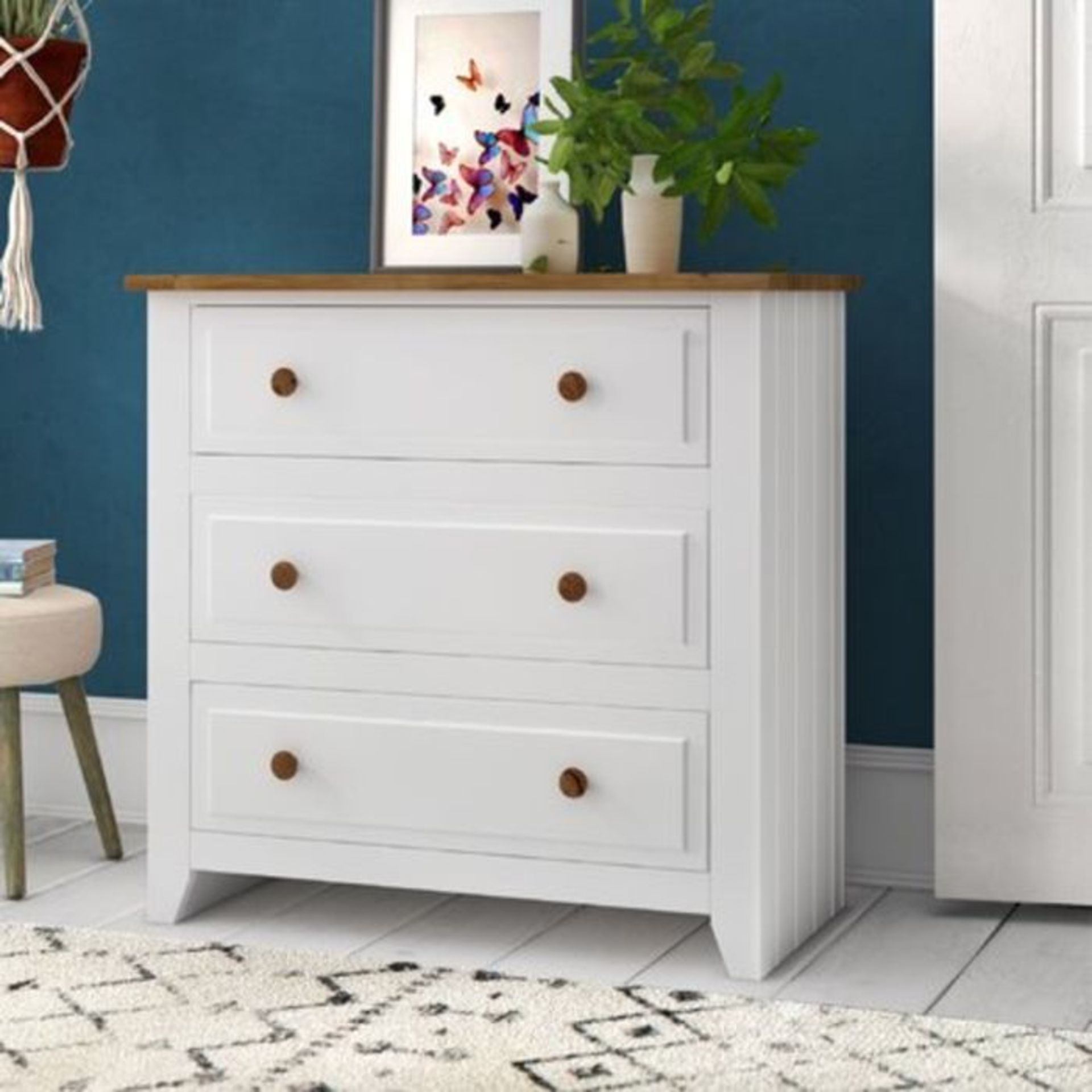 August Grove,Katalina 3 Drawer Chest RRP -£169.99