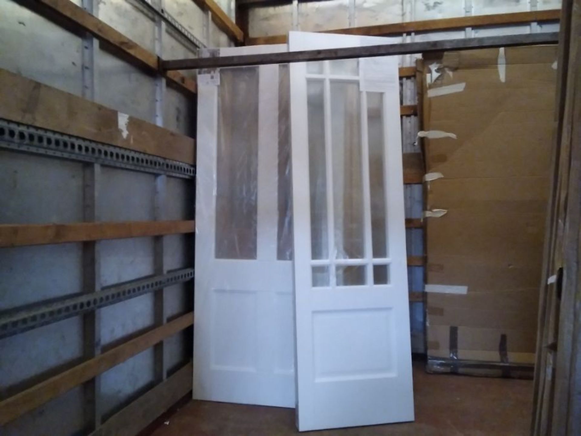 LPD Doors, Set of 2 Downham French Doors Primed (199cm H x 59cm W) RRP -£293.99(20297/12 -LPDD1053)