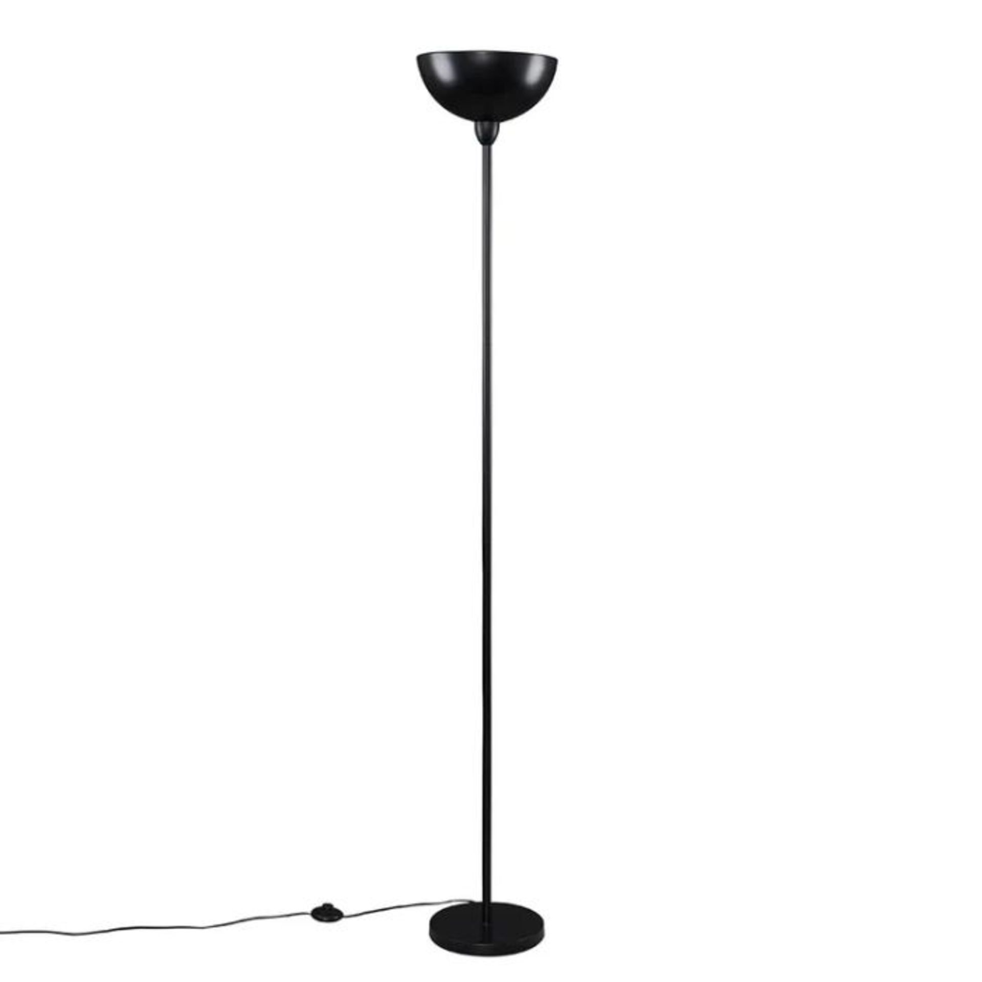 17 Stories, Carolinda 180cm Uplighter Floor Lamp (MATT BLACK FINISH) - RRP £42.99 (MSUN8139 -