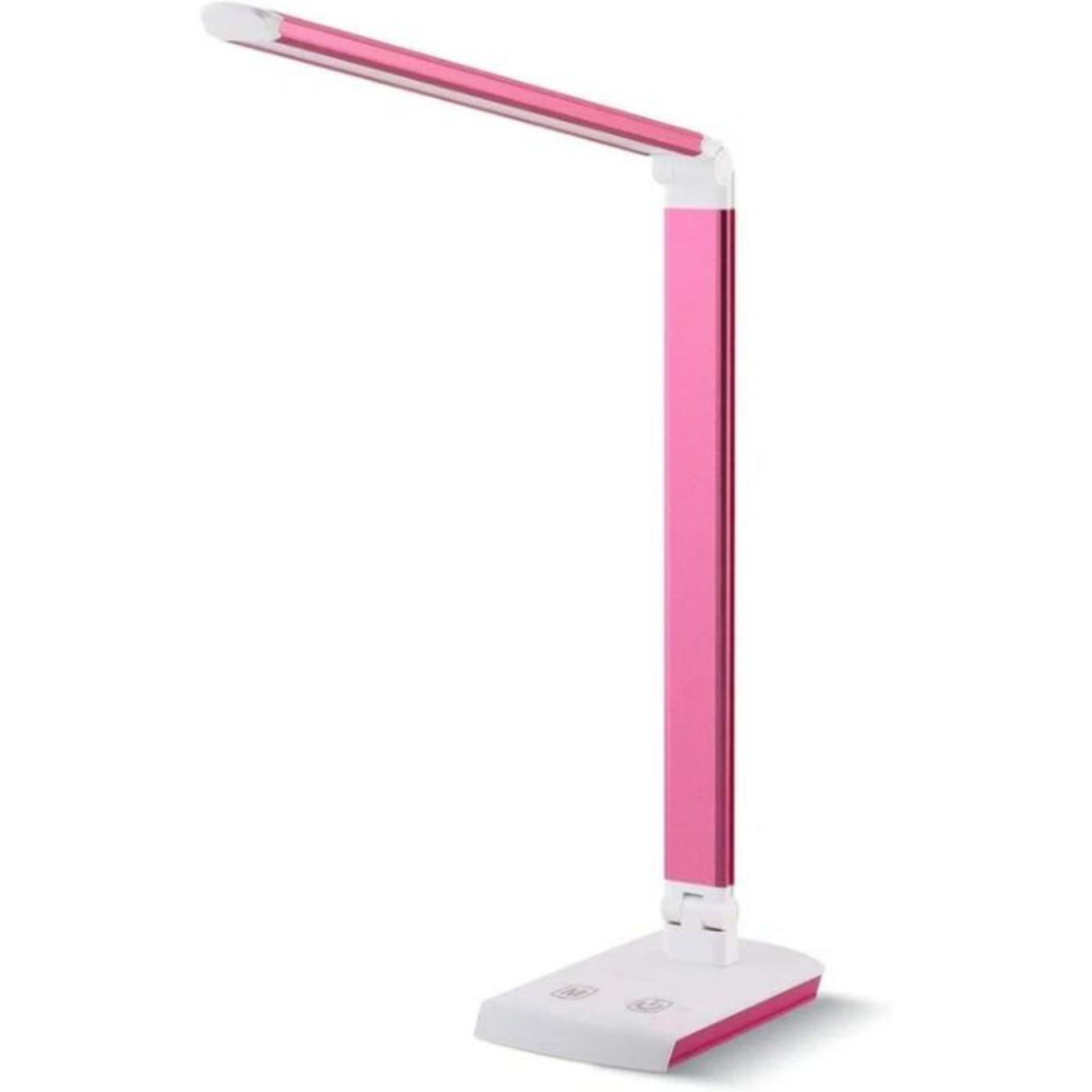 Ivy Bronx, Led Desk Lamp, 10 W Dimmable With 3 Light Modes Adjustable Angle Touch Control (PINK ROSE