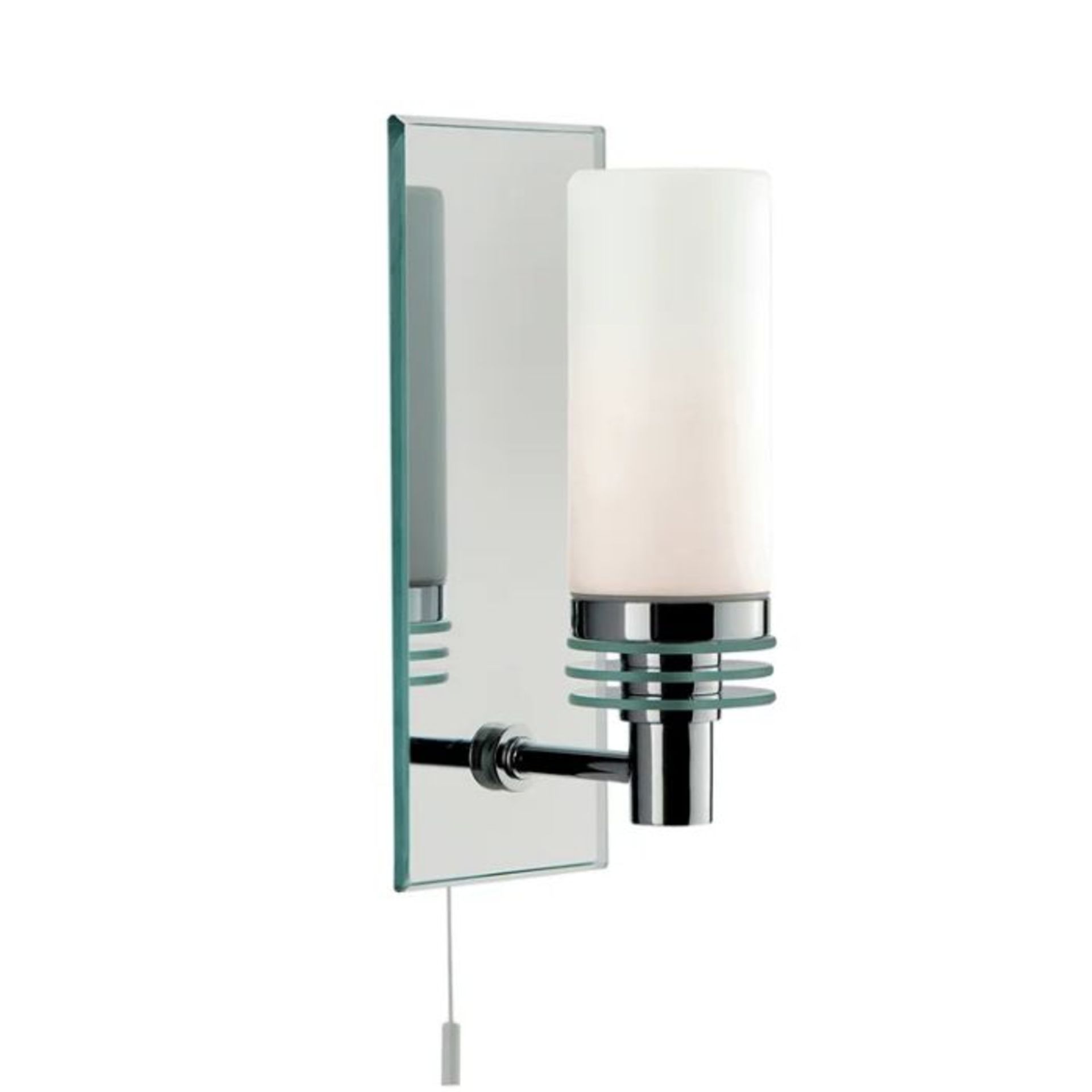 Metro Lane, Saphira 1 Light Bath Bar (CHROME & GLASS FINISH) - RRP £35.99 (SRL1135 - 29586/22)