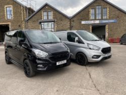Unreserved Online Auction - 2021 Ford Transit Custom 280 Limited & 2019 Ford Transit Custom 300 Limited Vans