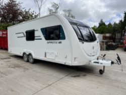 Unreserved Online Auction - Swift Sprite Quattro FB Caravan