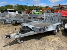 Unused Ifor Williams GH106 Ramp Twin Axle Trailer, Paperwork & Keys Included, Bed size 3045mm x